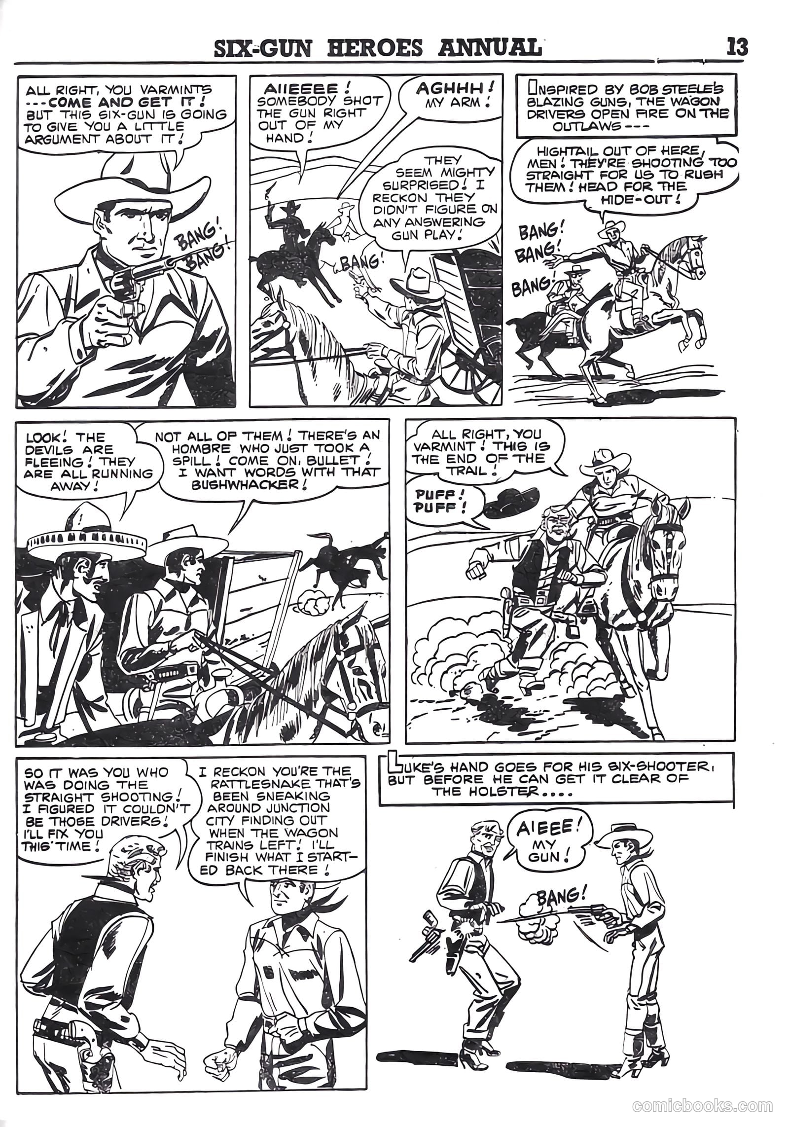 Six-Gun Heroes Western Comic Annual #4 — page 14 of 97