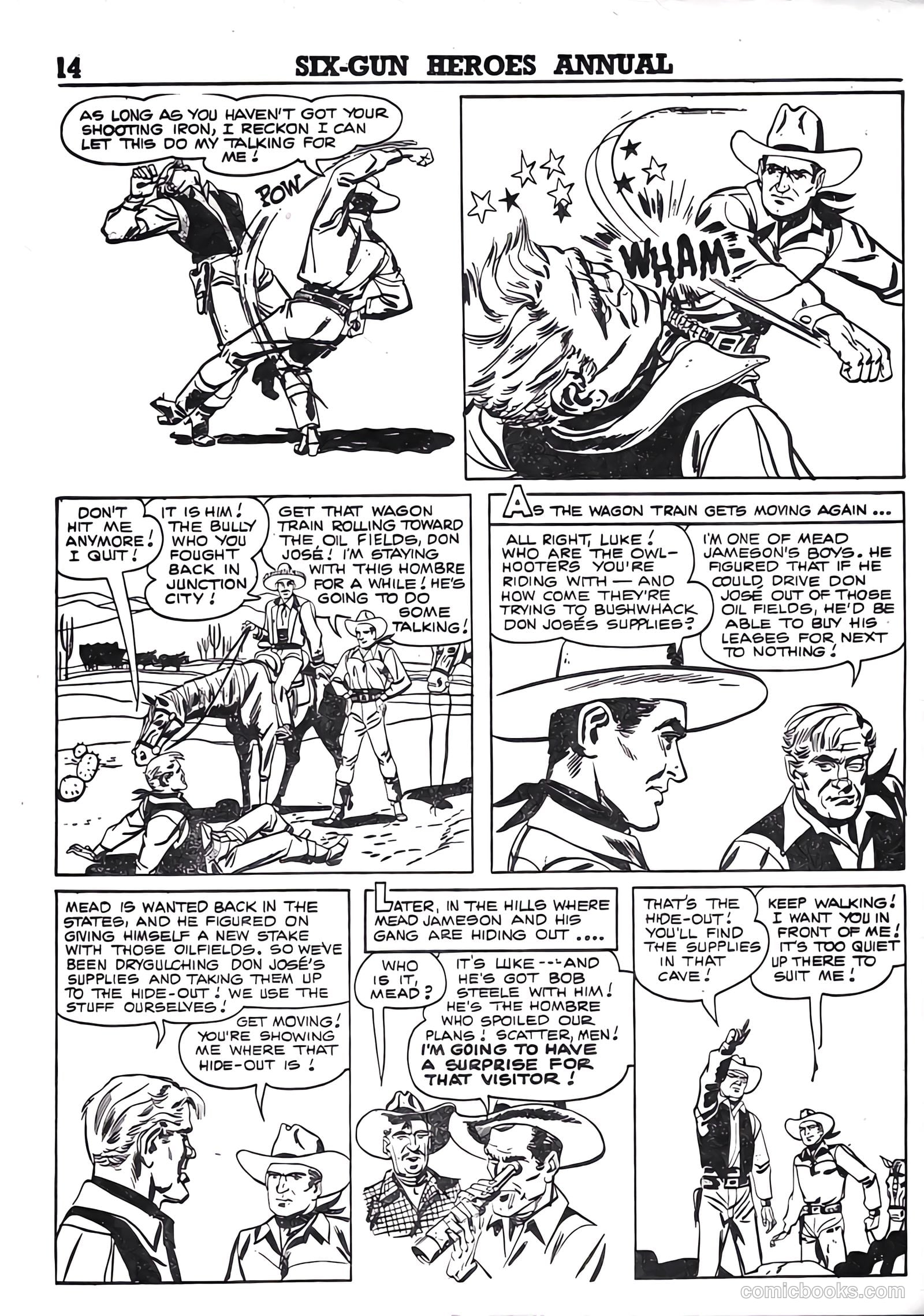 Six-Gun Heroes Western Comic Annual #4 — page 15 of 97