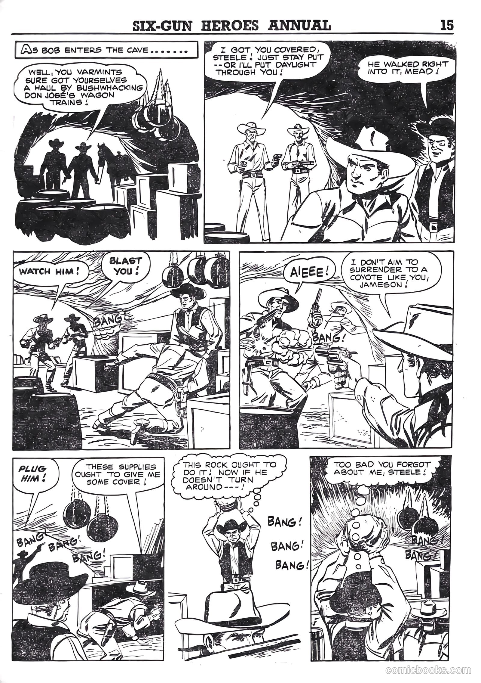 Six-Gun Heroes Western Comic Annual #4 — page 16 of 97
