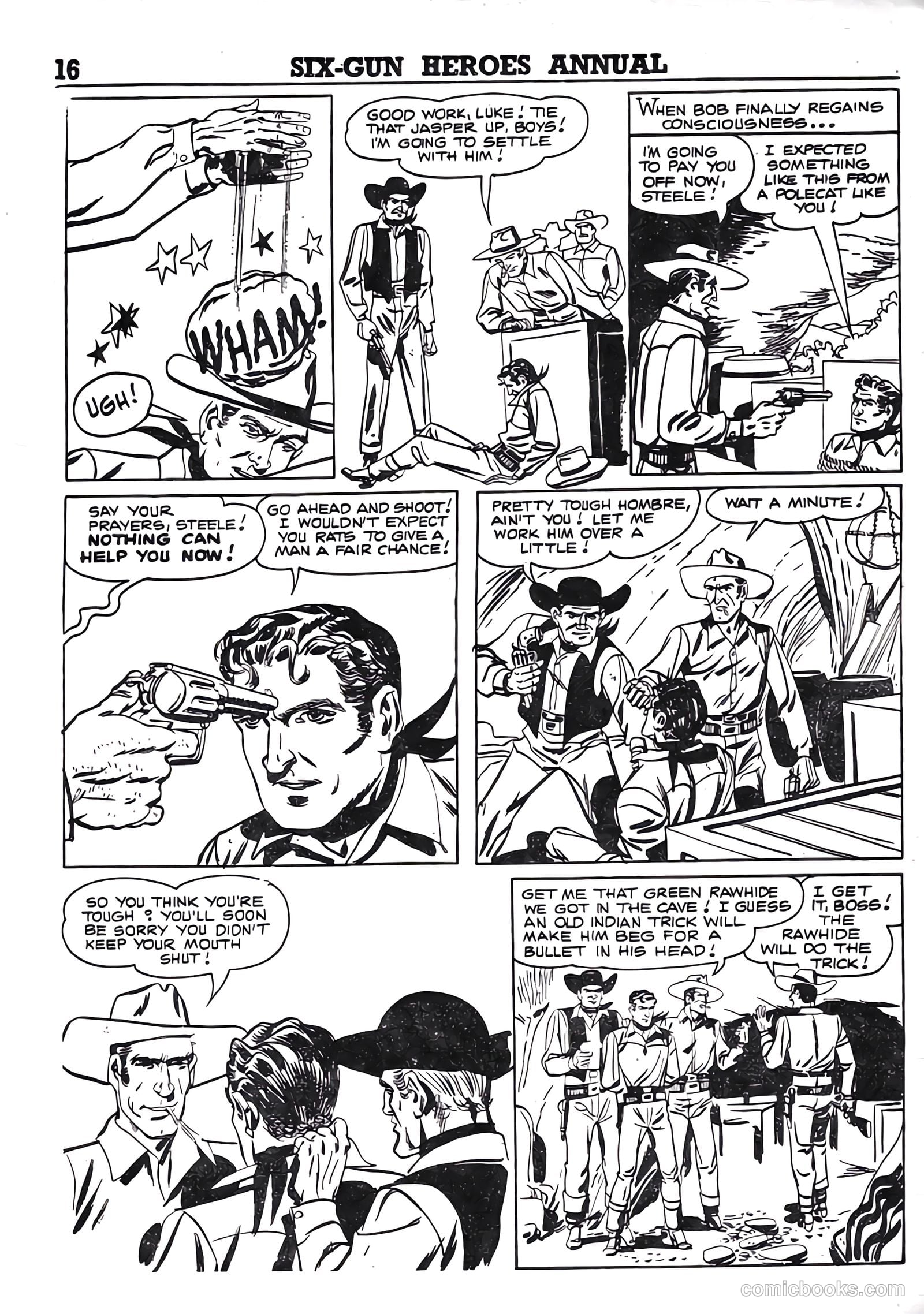 Six-Gun Heroes Western Comic Annual #4 — page 17 of 97