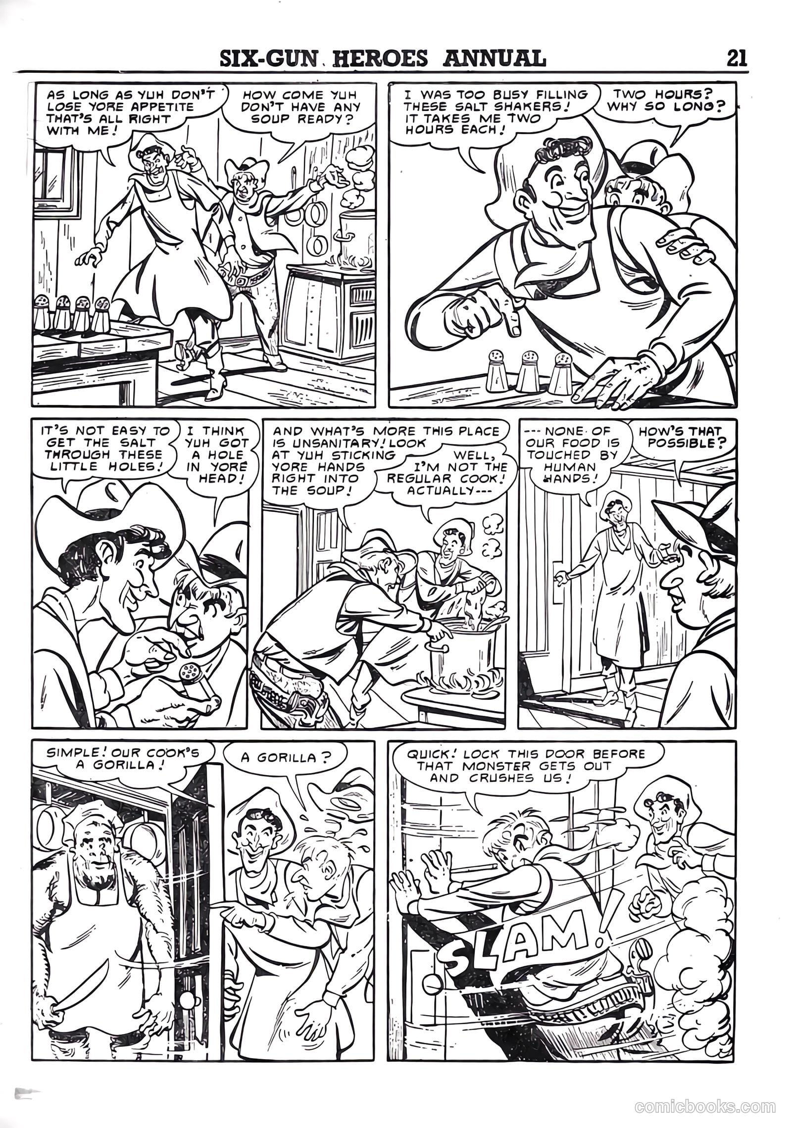 Six-Gun Heroes Western Comic Annual #4 — page 22 of 97