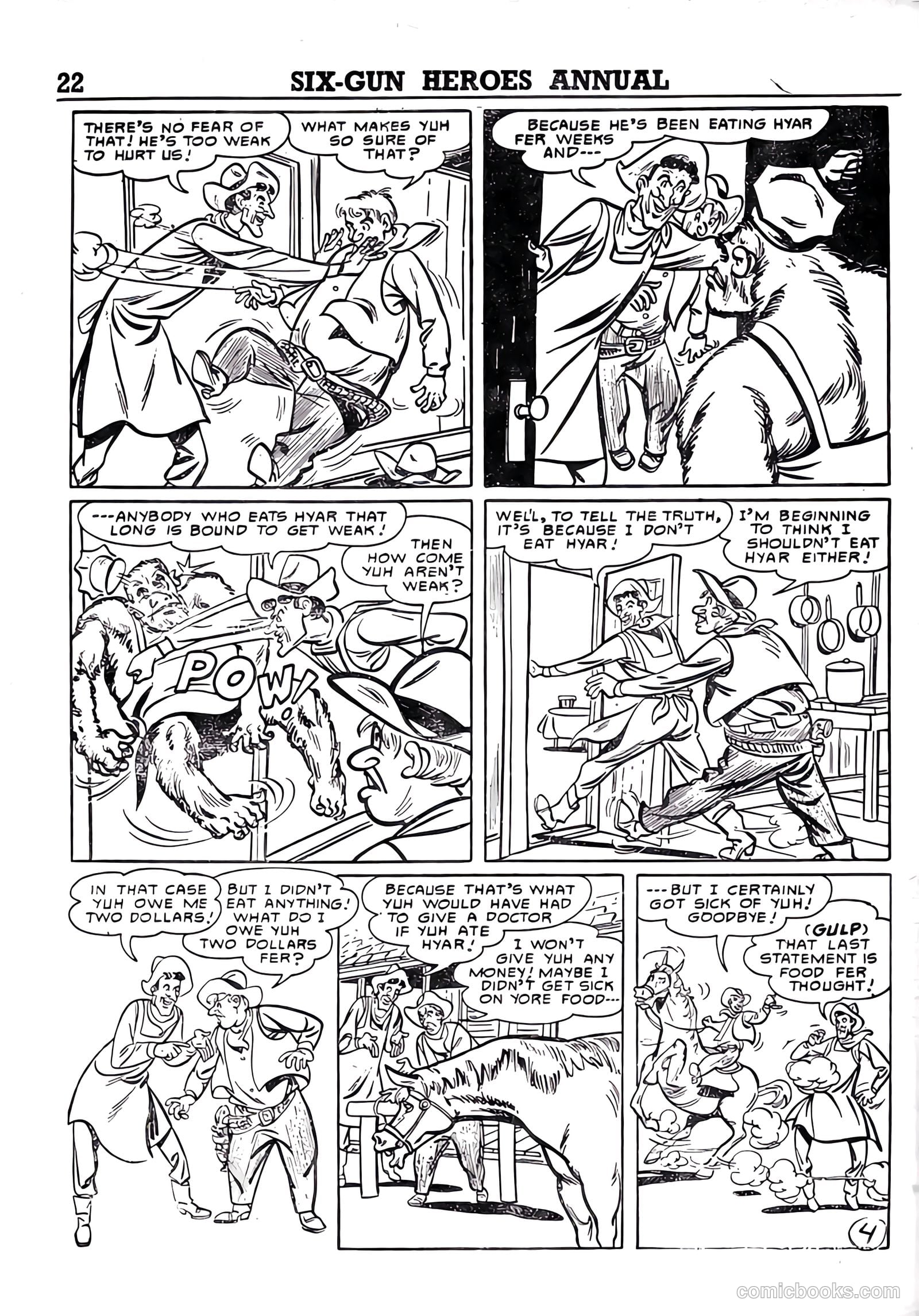 Six-Gun Heroes Western Comic Annual #4 — page 23 of 97
