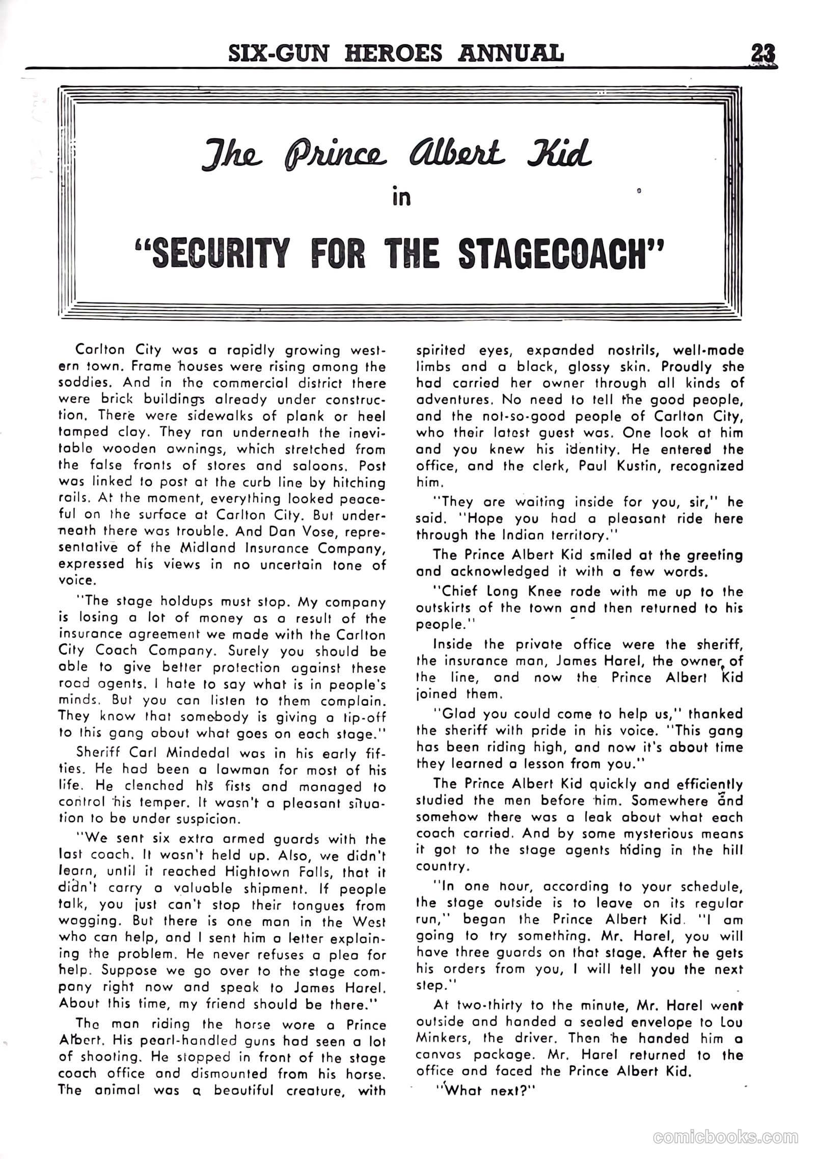 Six-Gun Heroes Western Comic Annual #4 — page 24 of 97