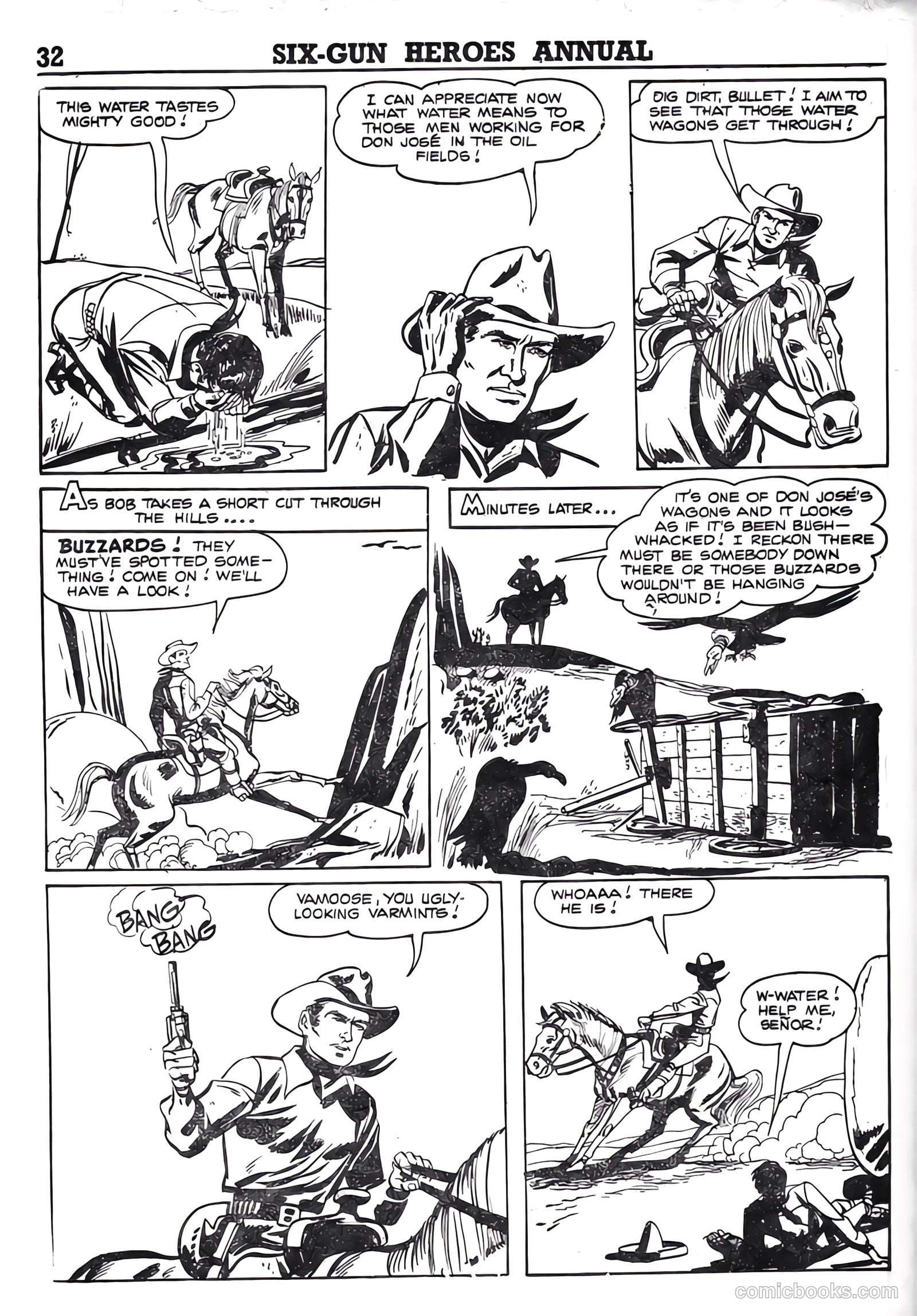 Six-Gun Heroes Western Comic Annual #4 — page 33 of 97