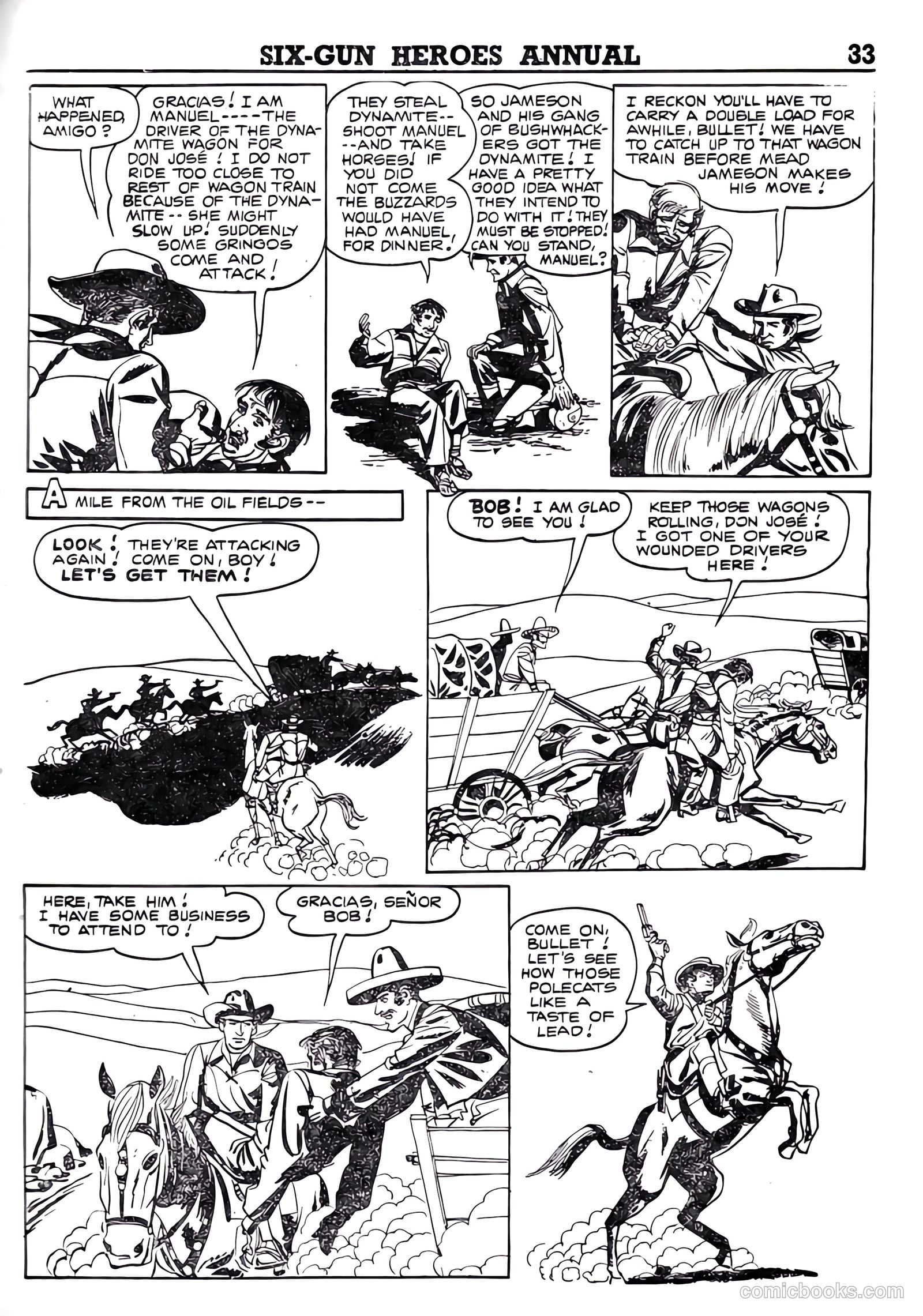 Six-Gun Heroes Western Comic Annual #4 — page 34 of 97
