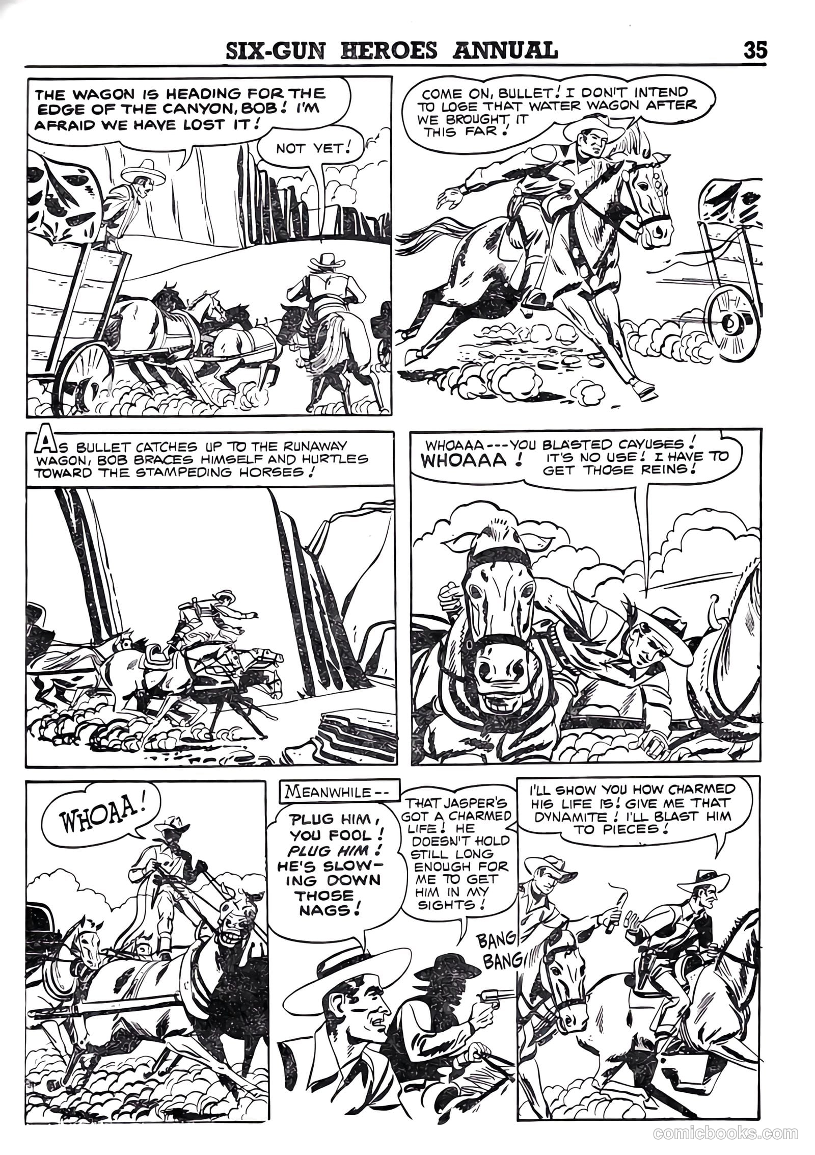 Six-Gun Heroes Western Comic Annual #4 — page 36 of 97