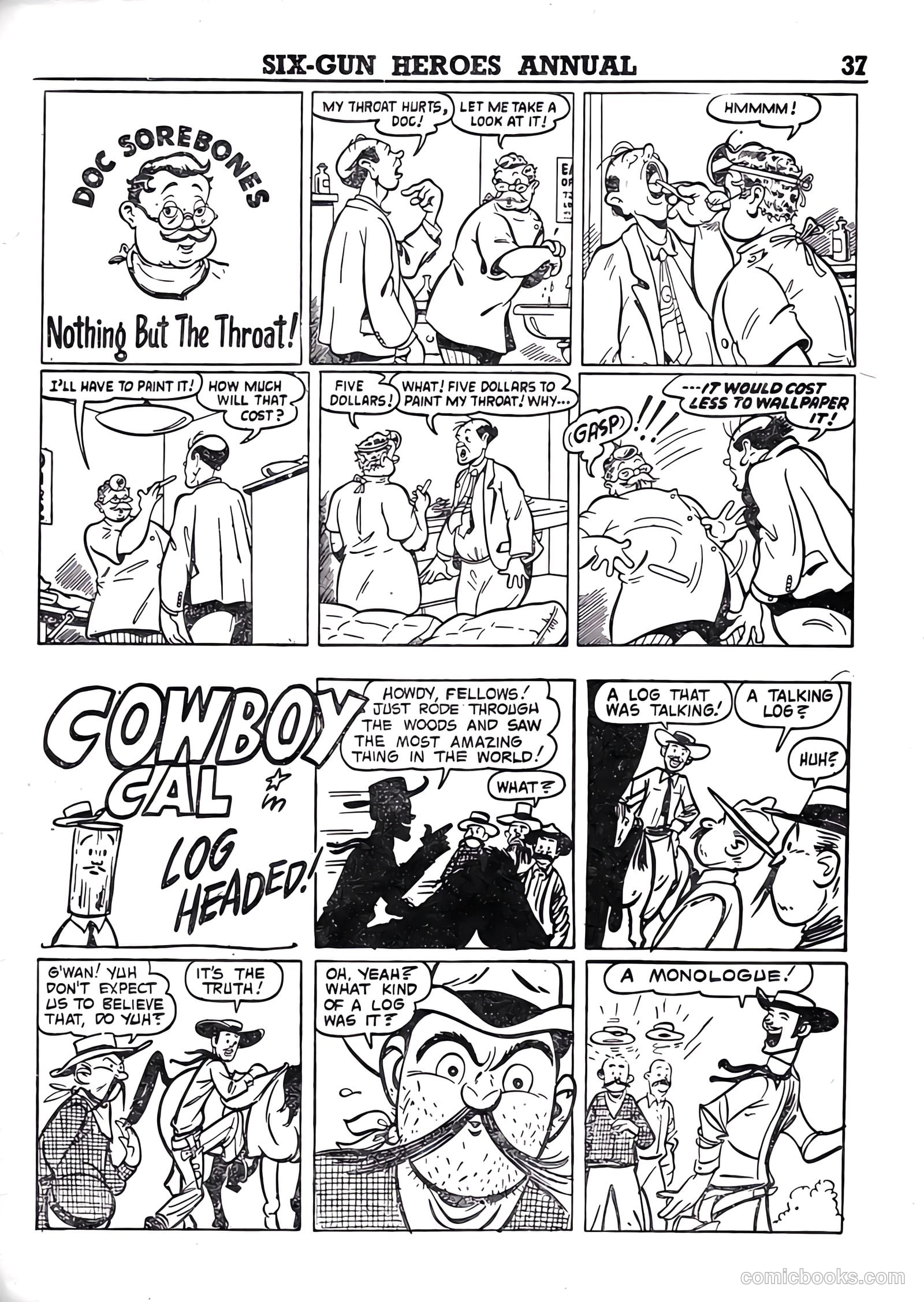 Six-Gun Heroes Western Comic Annual #4 — page 38 of 97