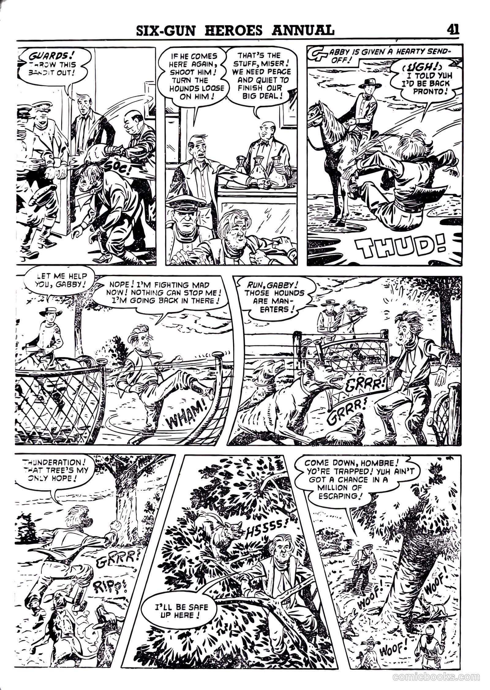 Six-Gun Heroes Western Comic Annual #4 — page 42 of 97