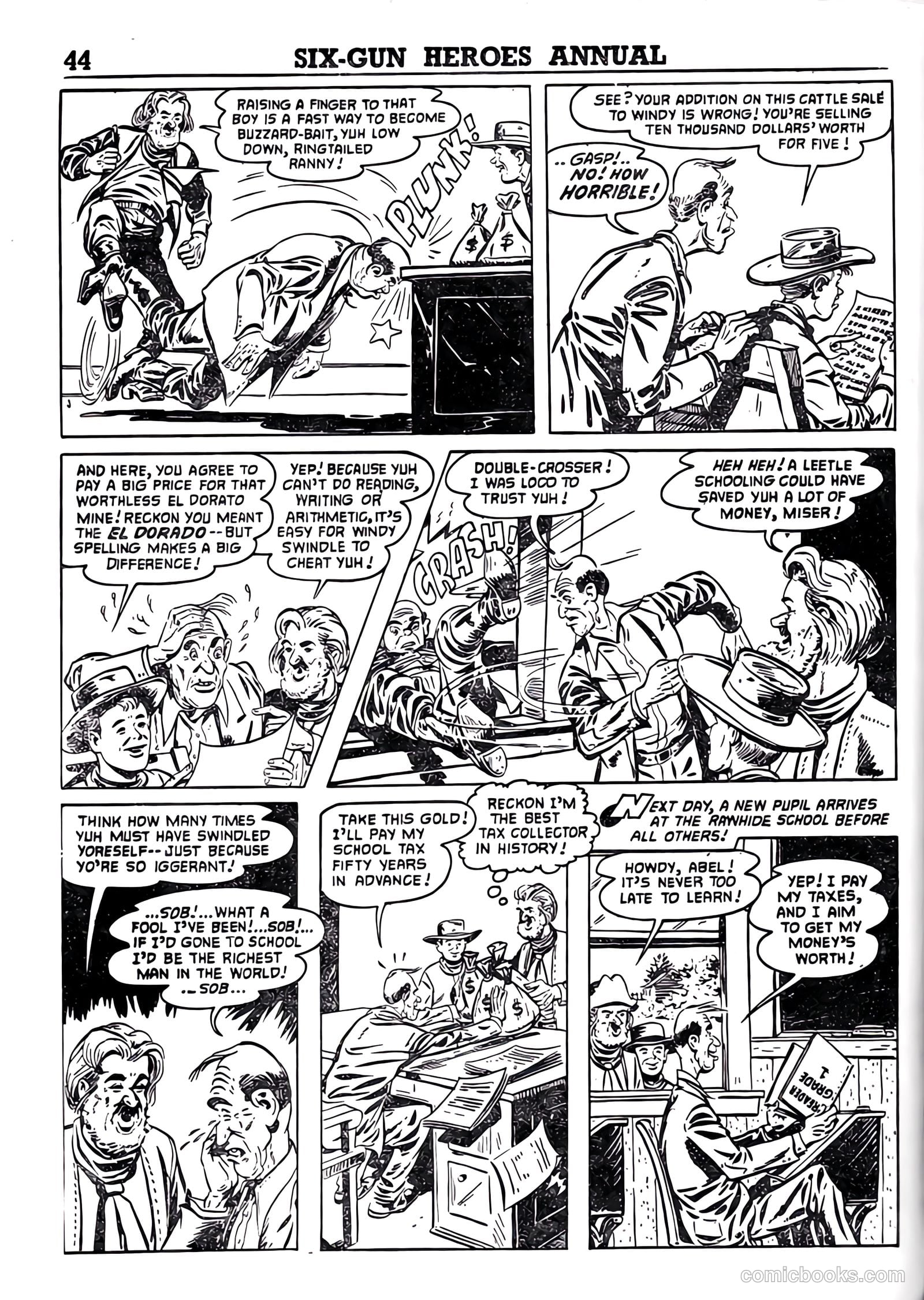 Six-Gun Heroes Western Comic Annual #4 — page 45 of 97