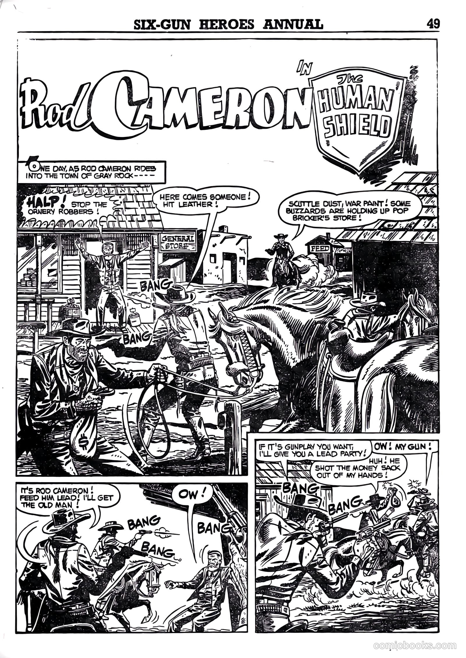 Six-Gun Heroes Western Comic Annual #4 — page 50 of 97