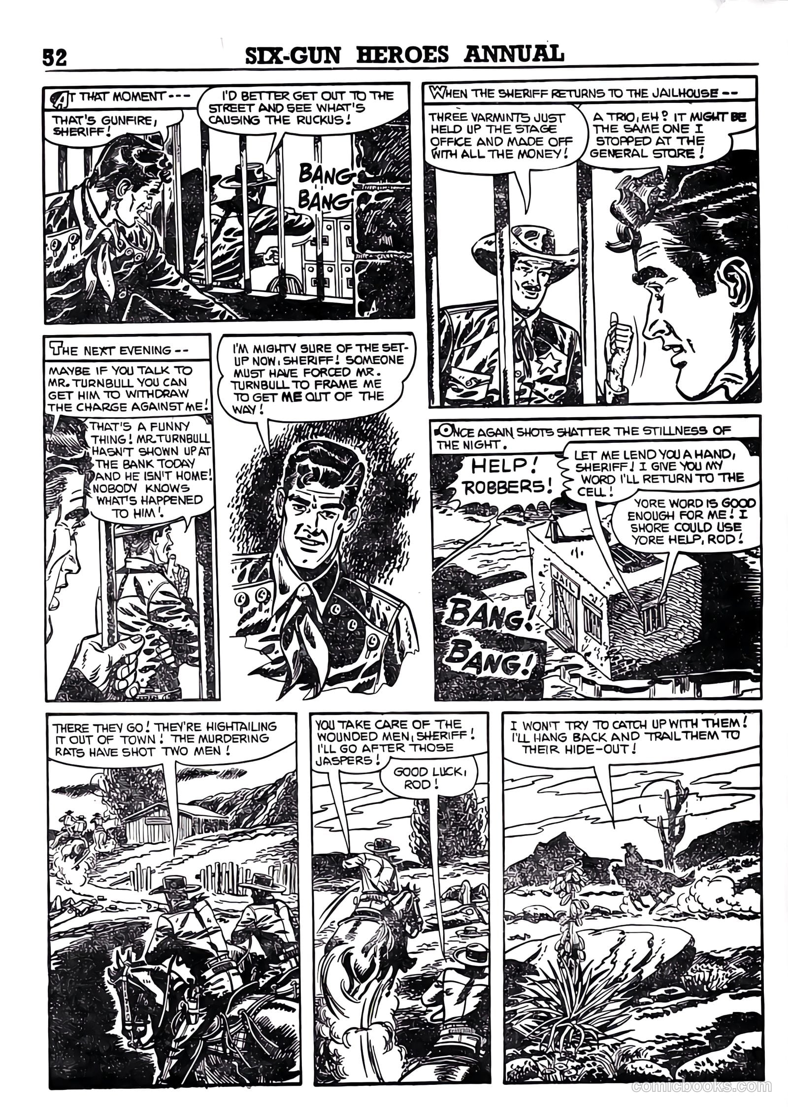 Six-Gun Heroes Western Comic Annual #4 — page 53 of 97