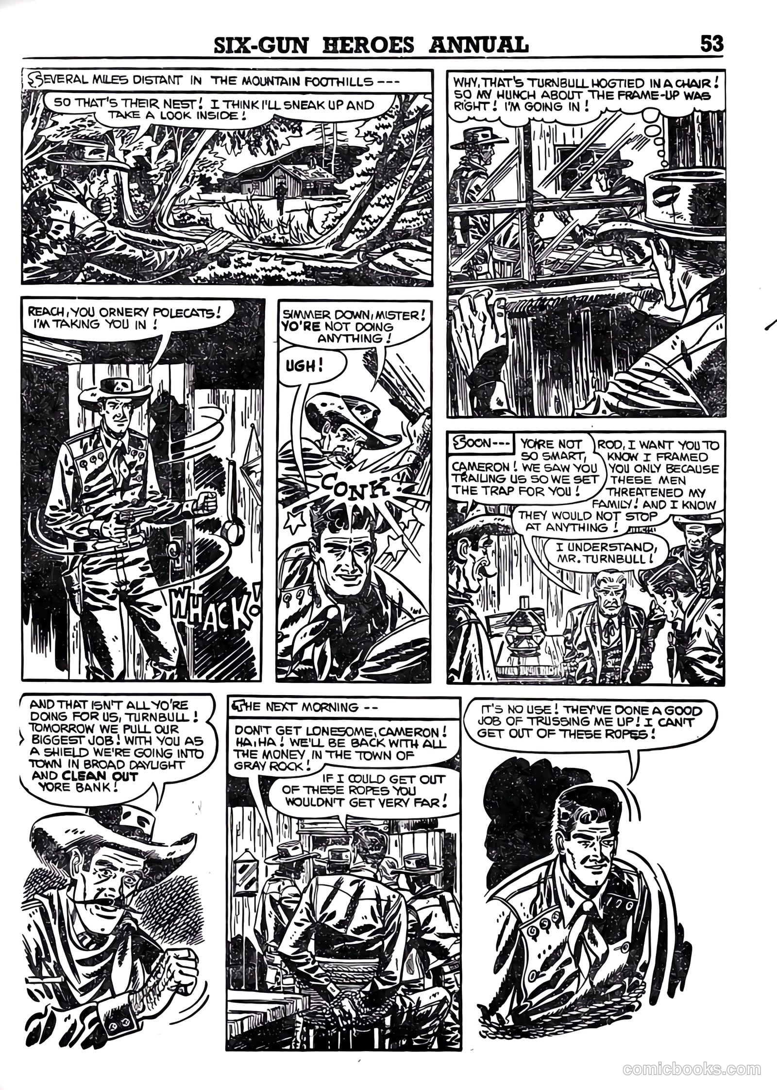 Six-Gun Heroes Western Comic Annual #4 — page 54 of 97
