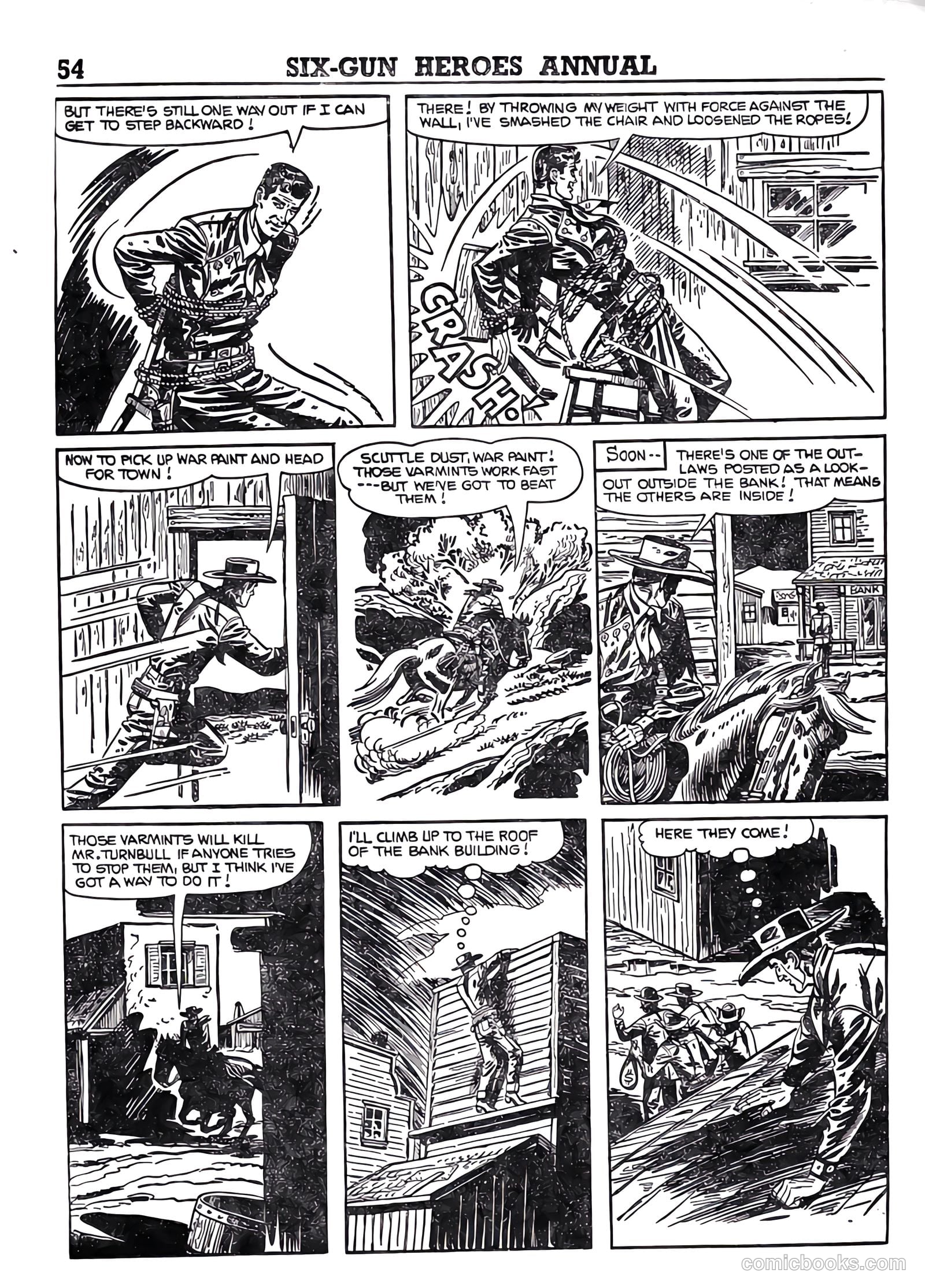 Six-Gun Heroes Western Comic Annual #4 — page 55 of 97