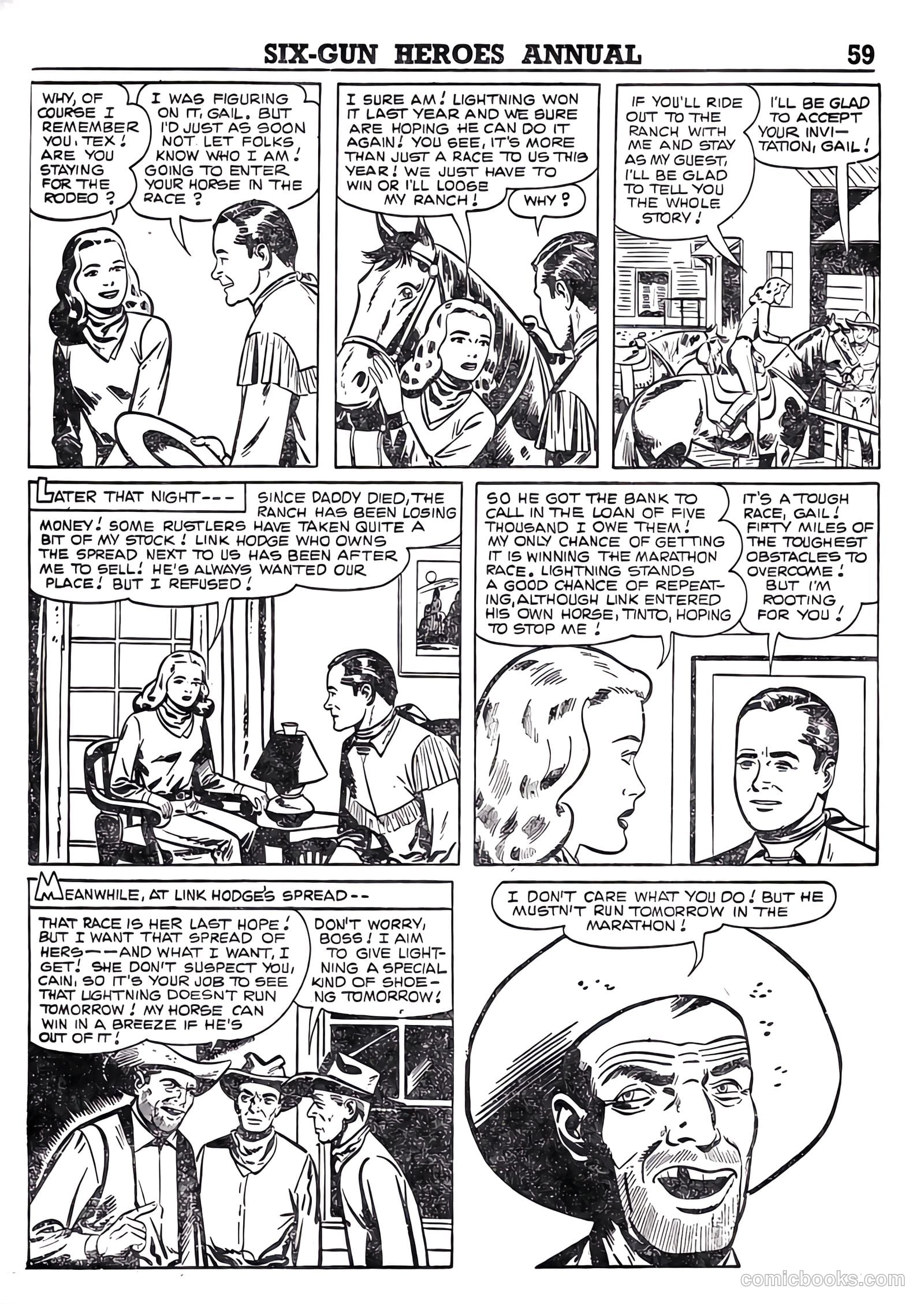 Six-Gun Heroes Western Comic Annual #4 — page 60 of 97