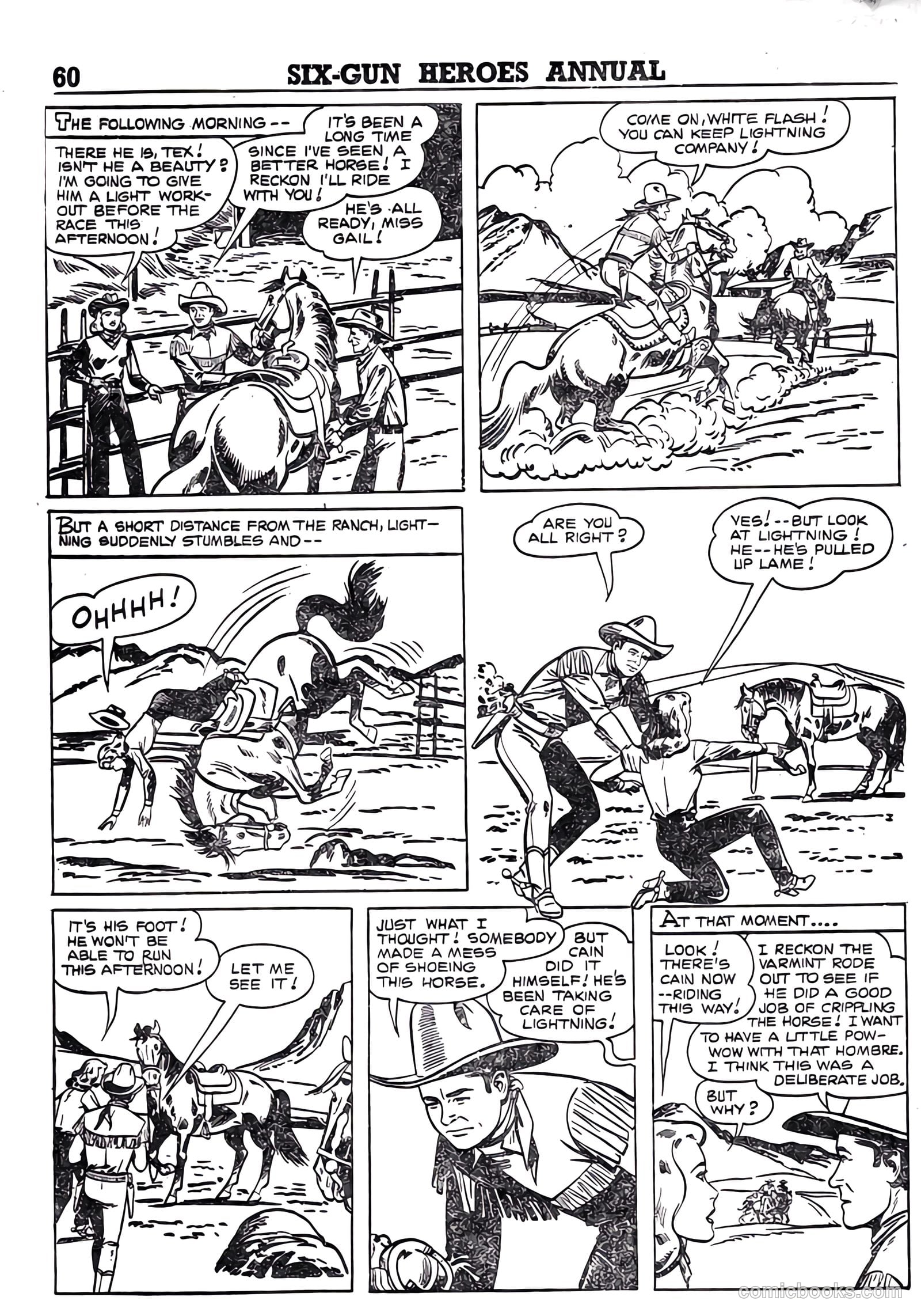 Six-Gun Heroes Western Comic Annual #4 — page 61 of 97