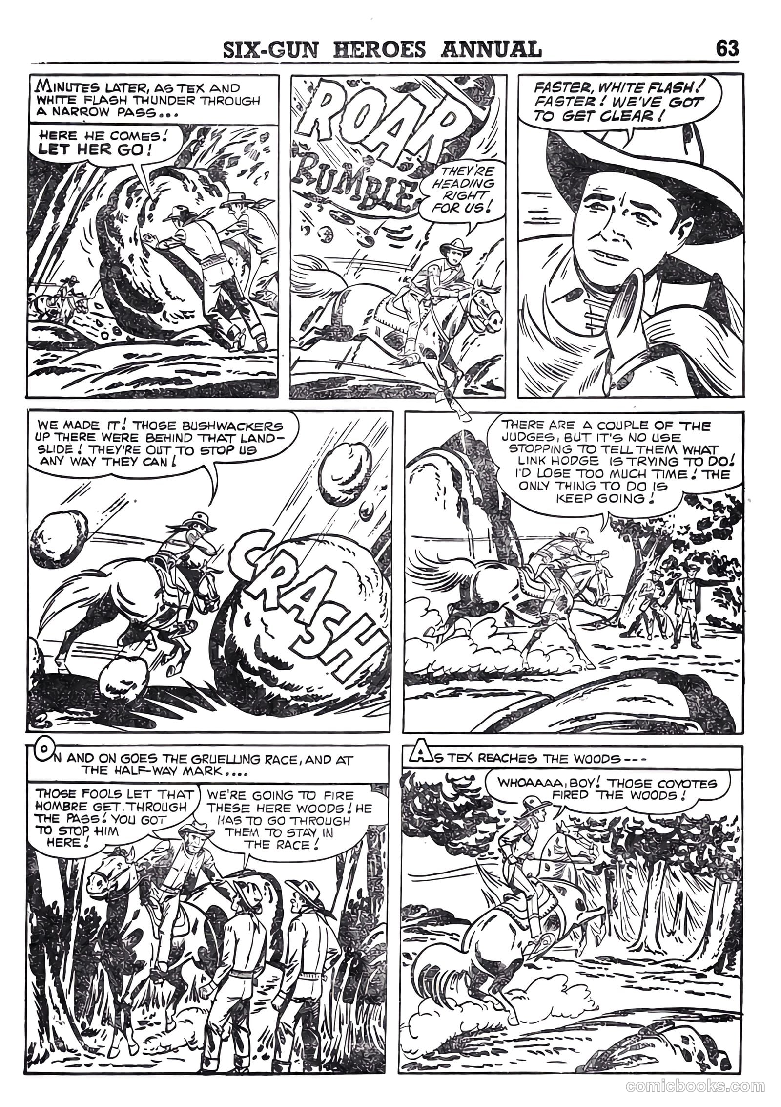 Six-Gun Heroes Western Comic Annual #4 — page 64 of 97