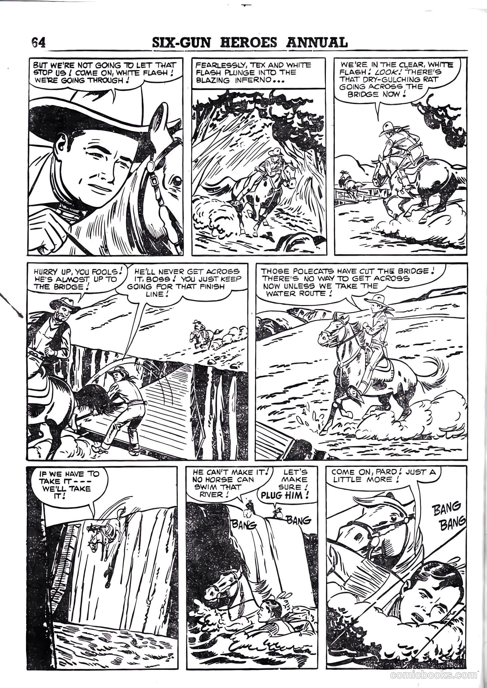 Six-Gun Heroes Western Comic Annual #4 — page 65 of 97