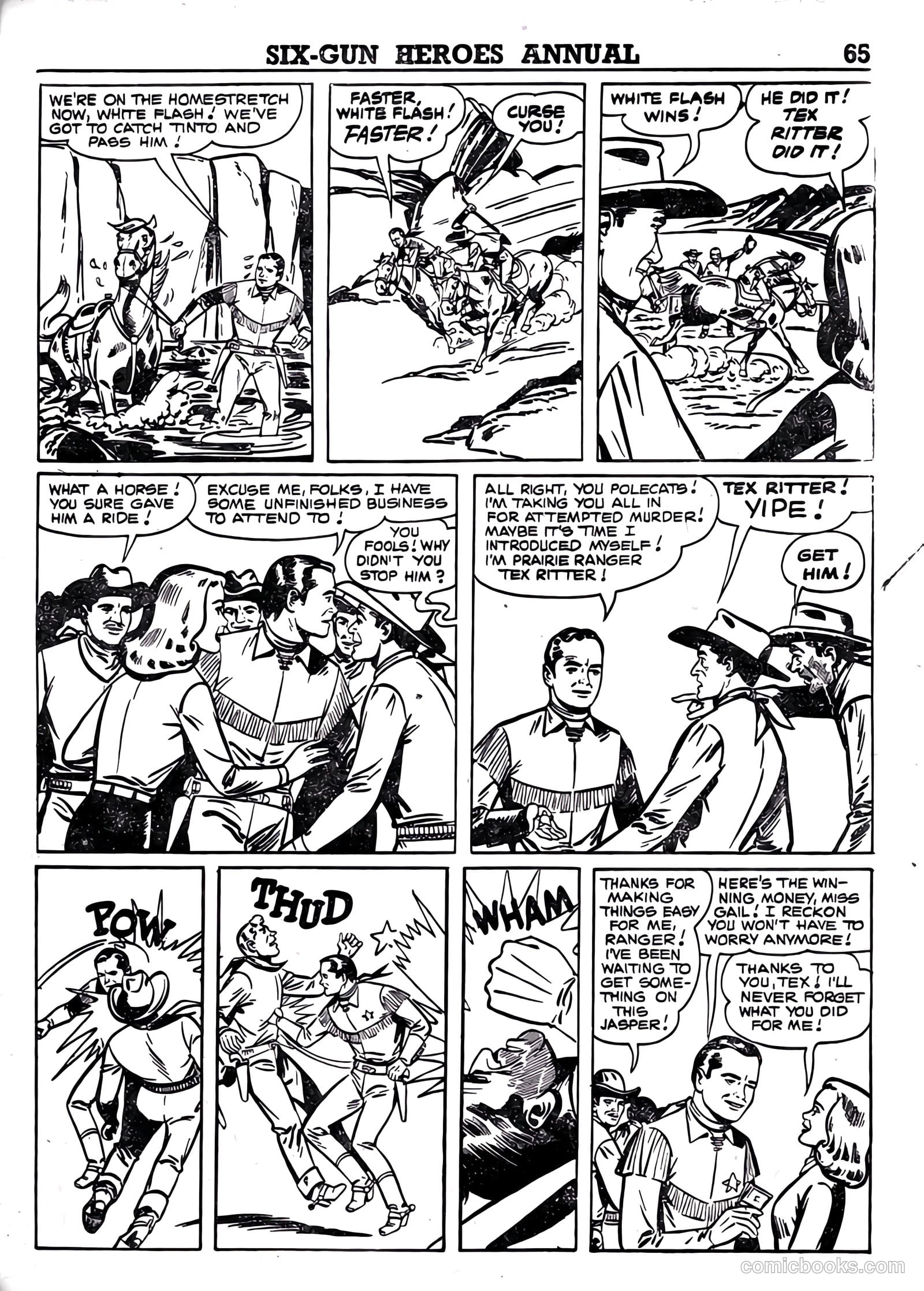 Six-Gun Heroes Western Comic Annual #4 — page 66 of 97