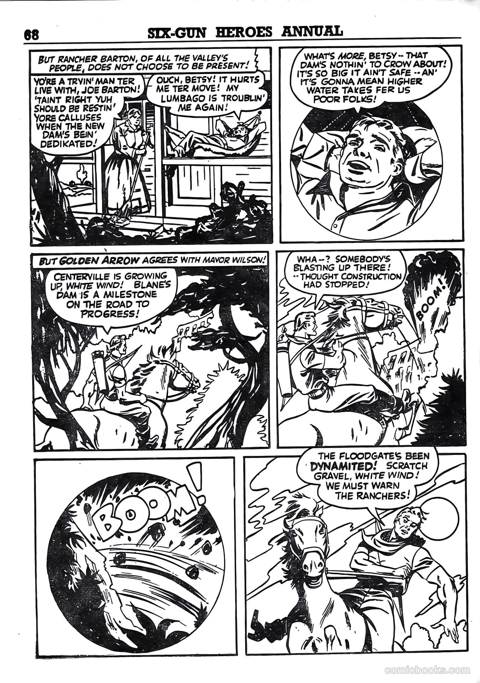 Six-Gun Heroes Western Comic Annual #4 — page 69 of 97