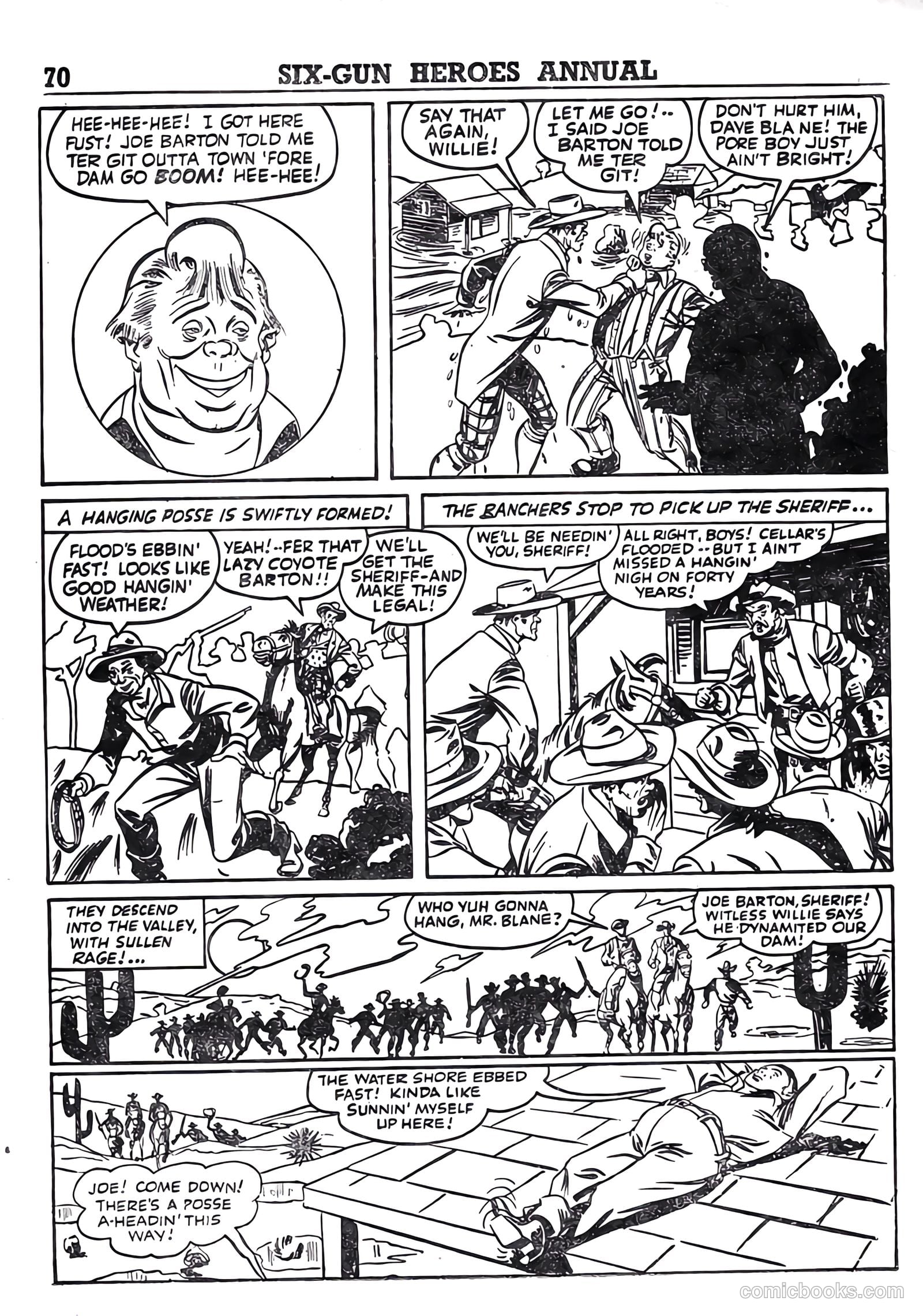 Six-Gun Heroes Western Comic Annual #4 — page 71 of 97