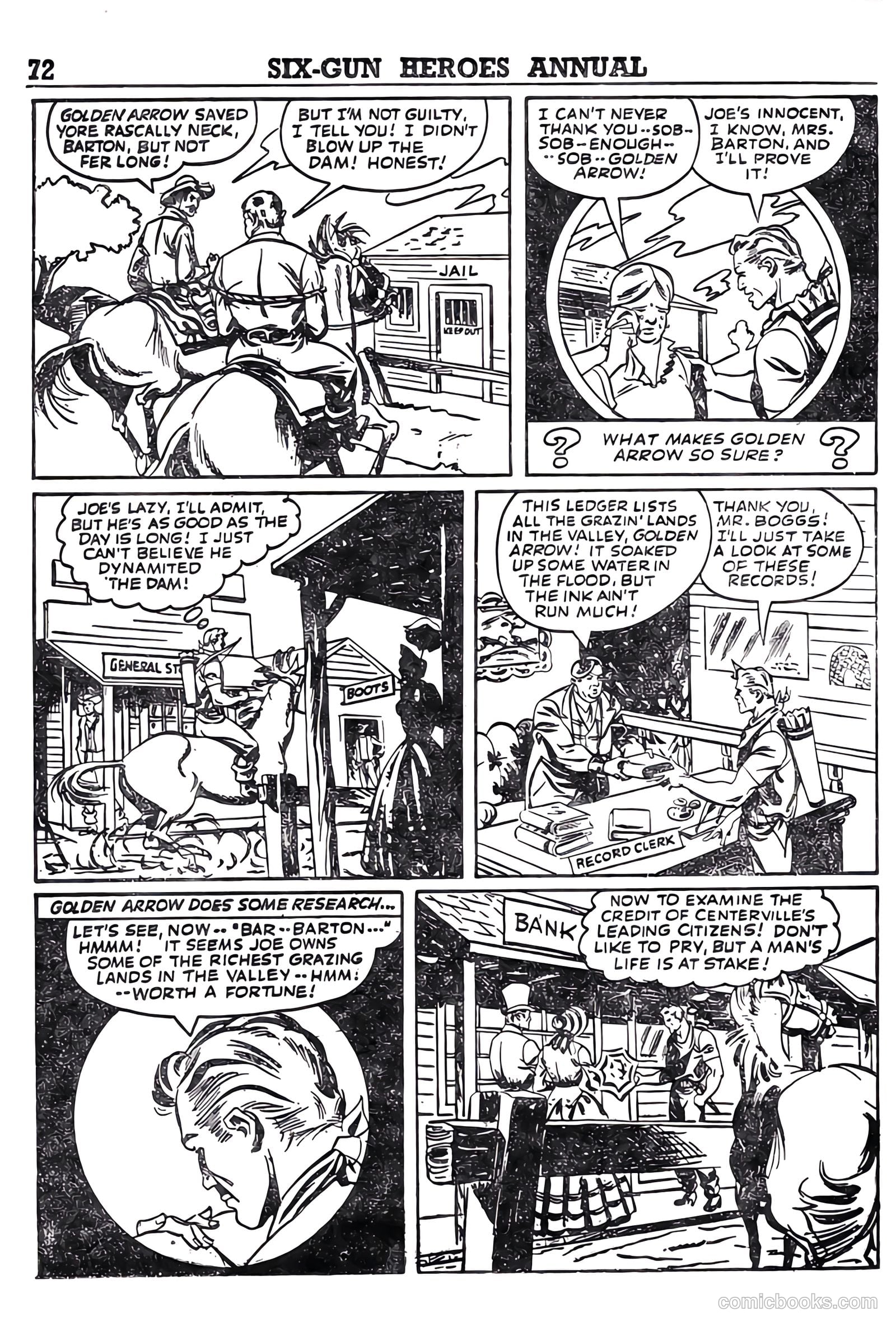 Six-Gun Heroes Western Comic Annual #4 — page 73 of 97