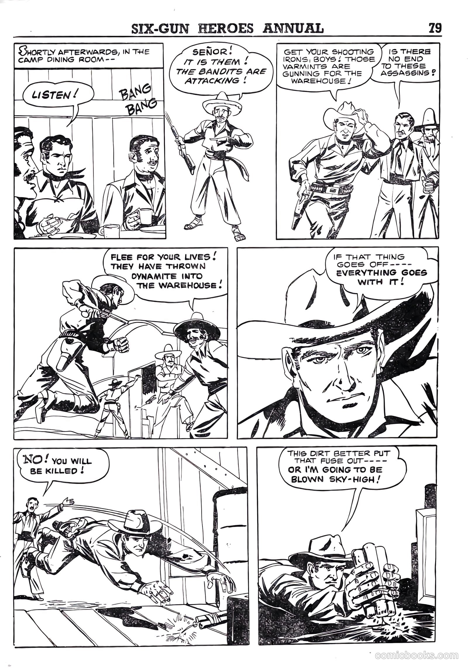 Six-Gun Heroes Western Comic Annual #4 — page 80 of 97