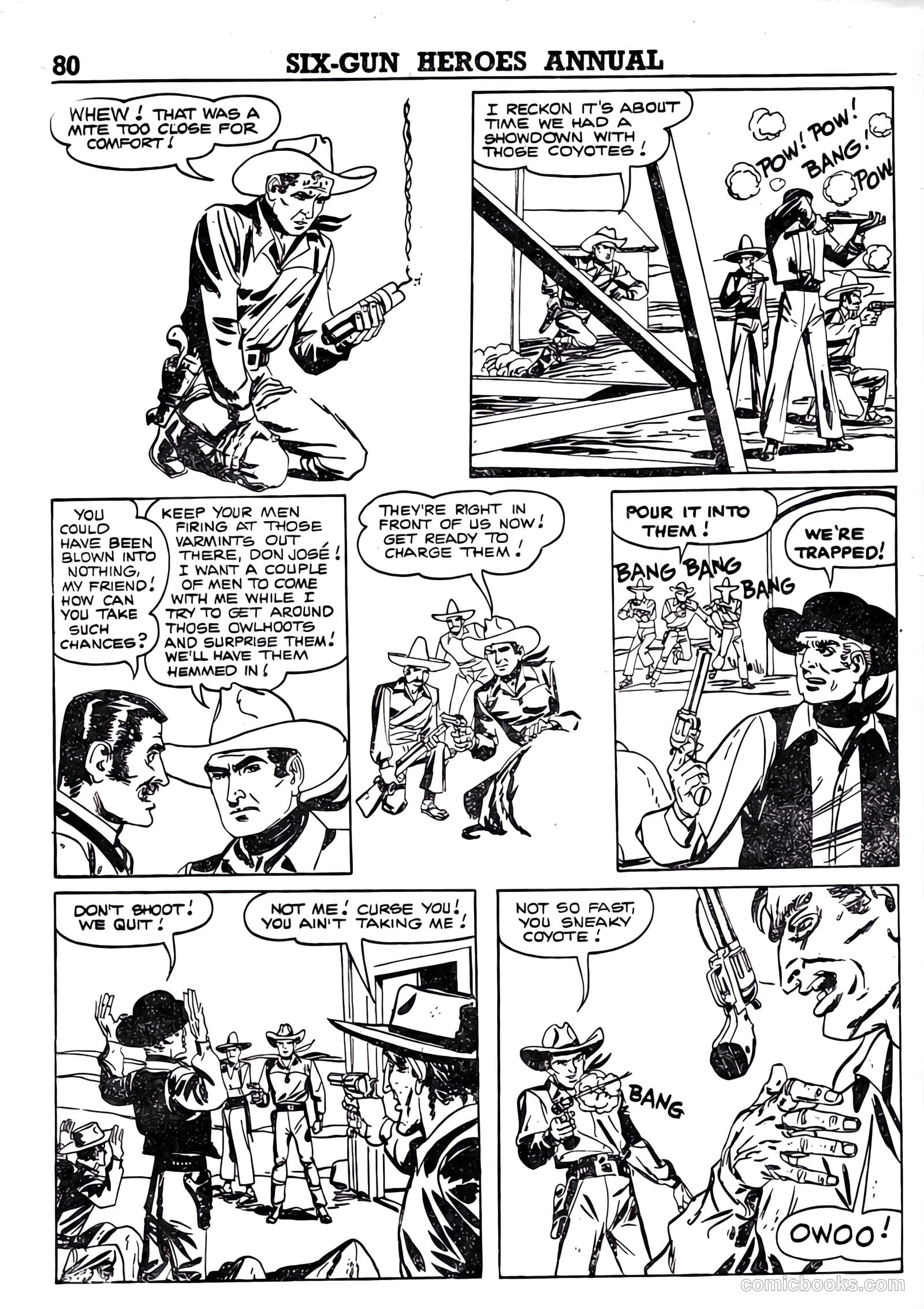 Six-Gun Heroes Western Comic Annual #4 — page 81 of 97