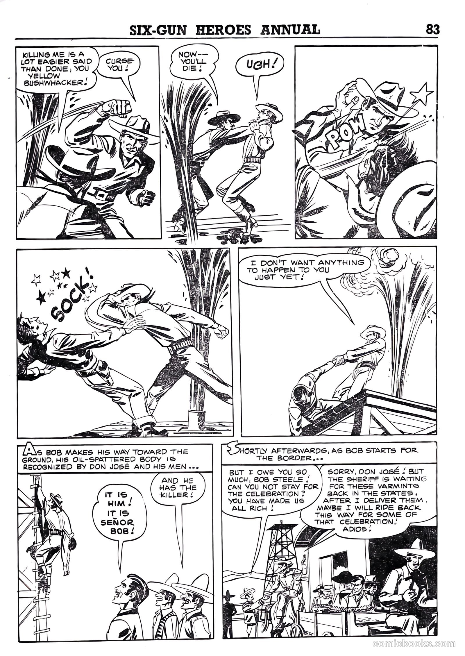 Six-Gun Heroes Western Comic Annual #4 — page 84 of 97