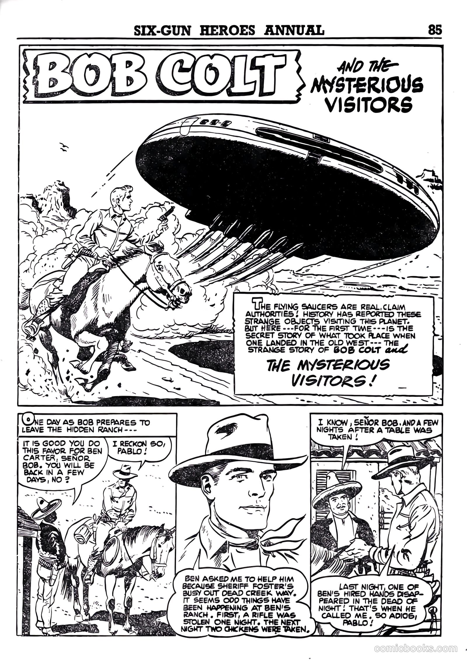 Six-Gun Heroes Western Comic Annual #4 — page 86 of 97