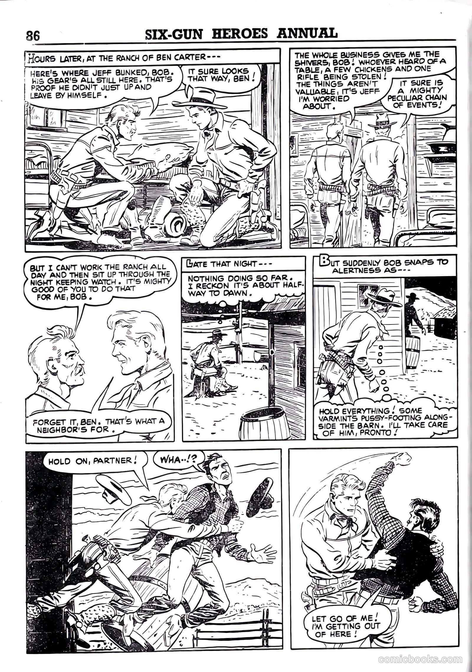 Six-Gun Heroes Western Comic Annual #4 — page 87 of 97