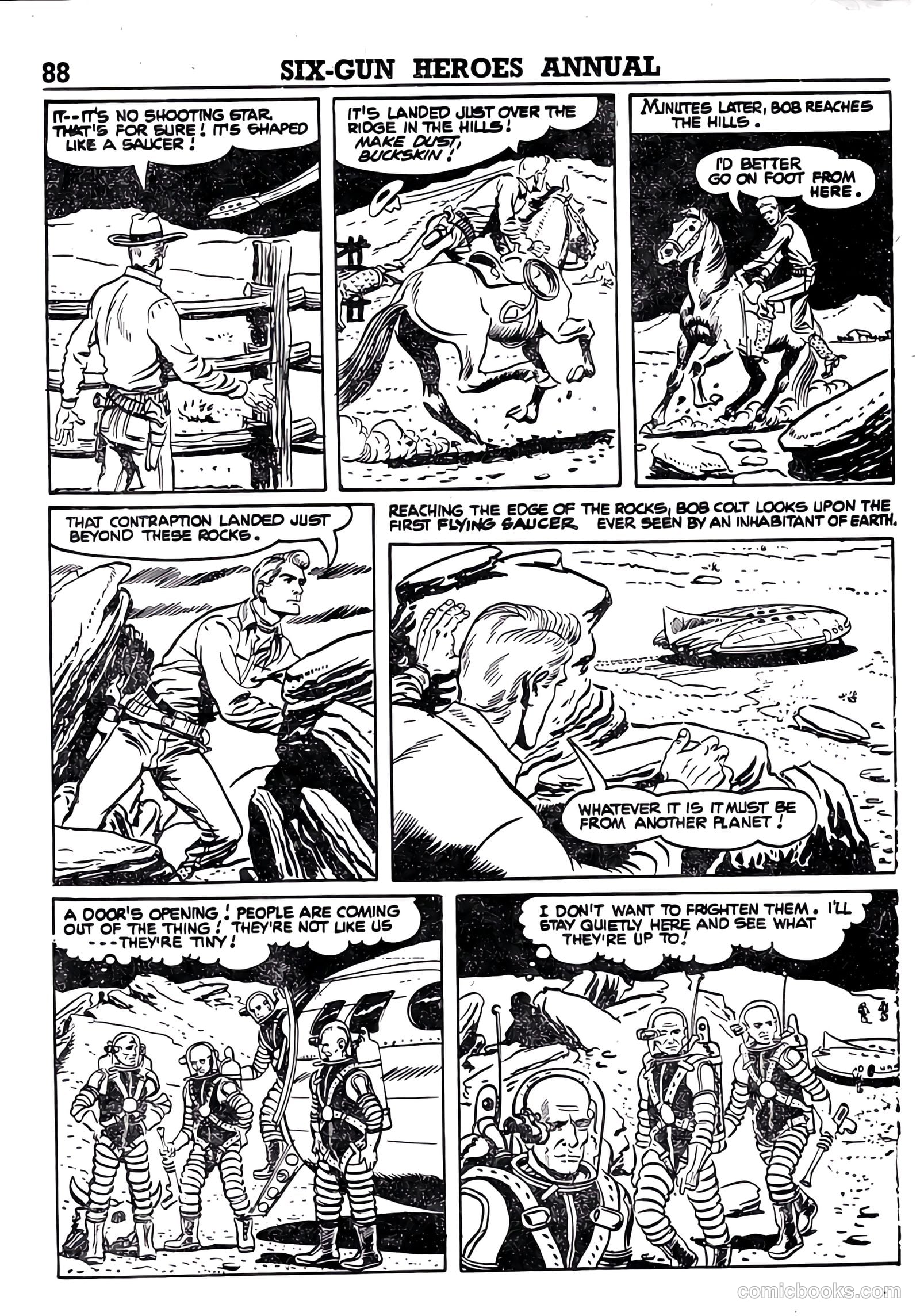 Six-Gun Heroes Western Comic Annual #4 — page 89 of 97