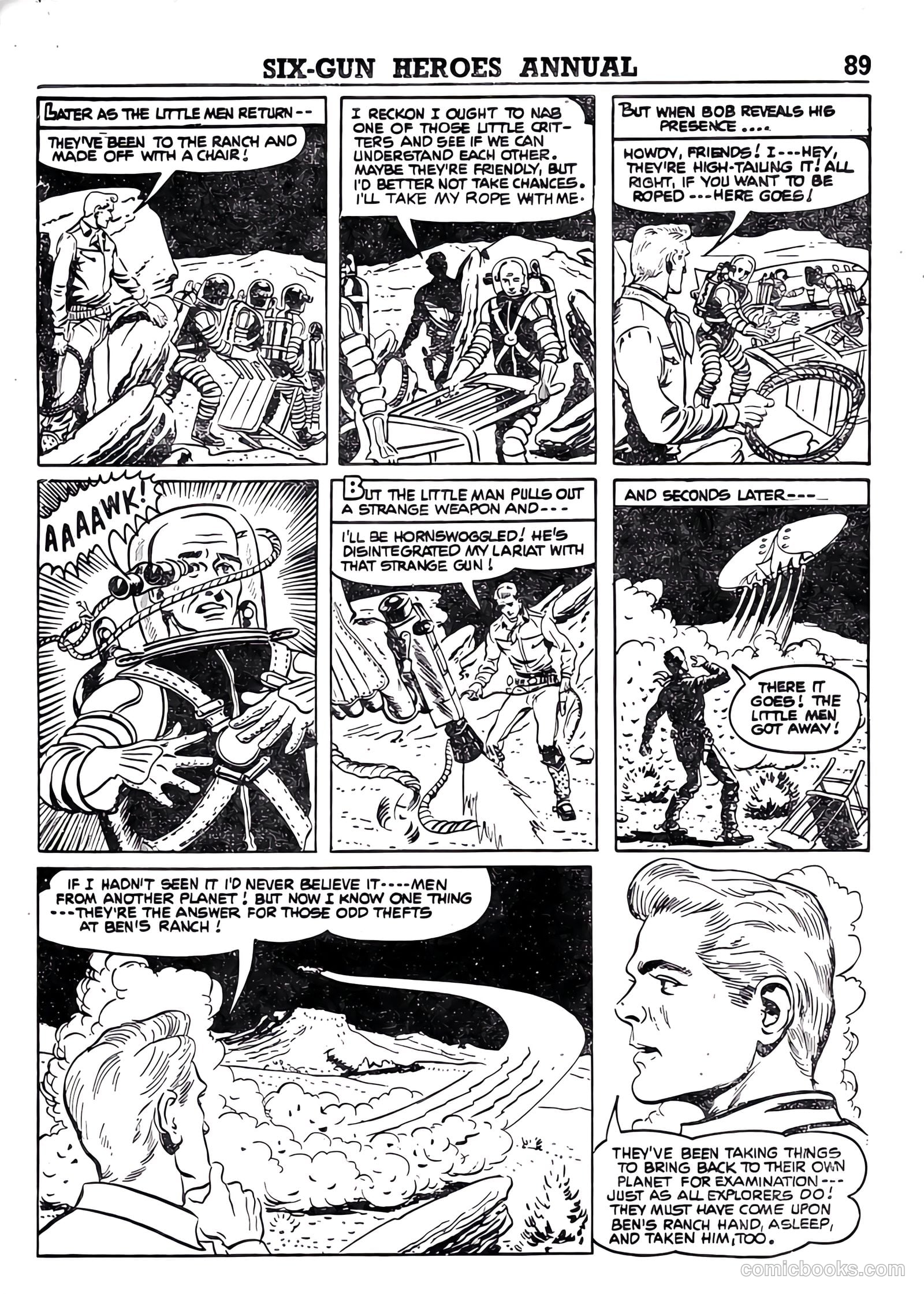 Six-Gun Heroes Western Comic Annual #4 — page 90 of 97