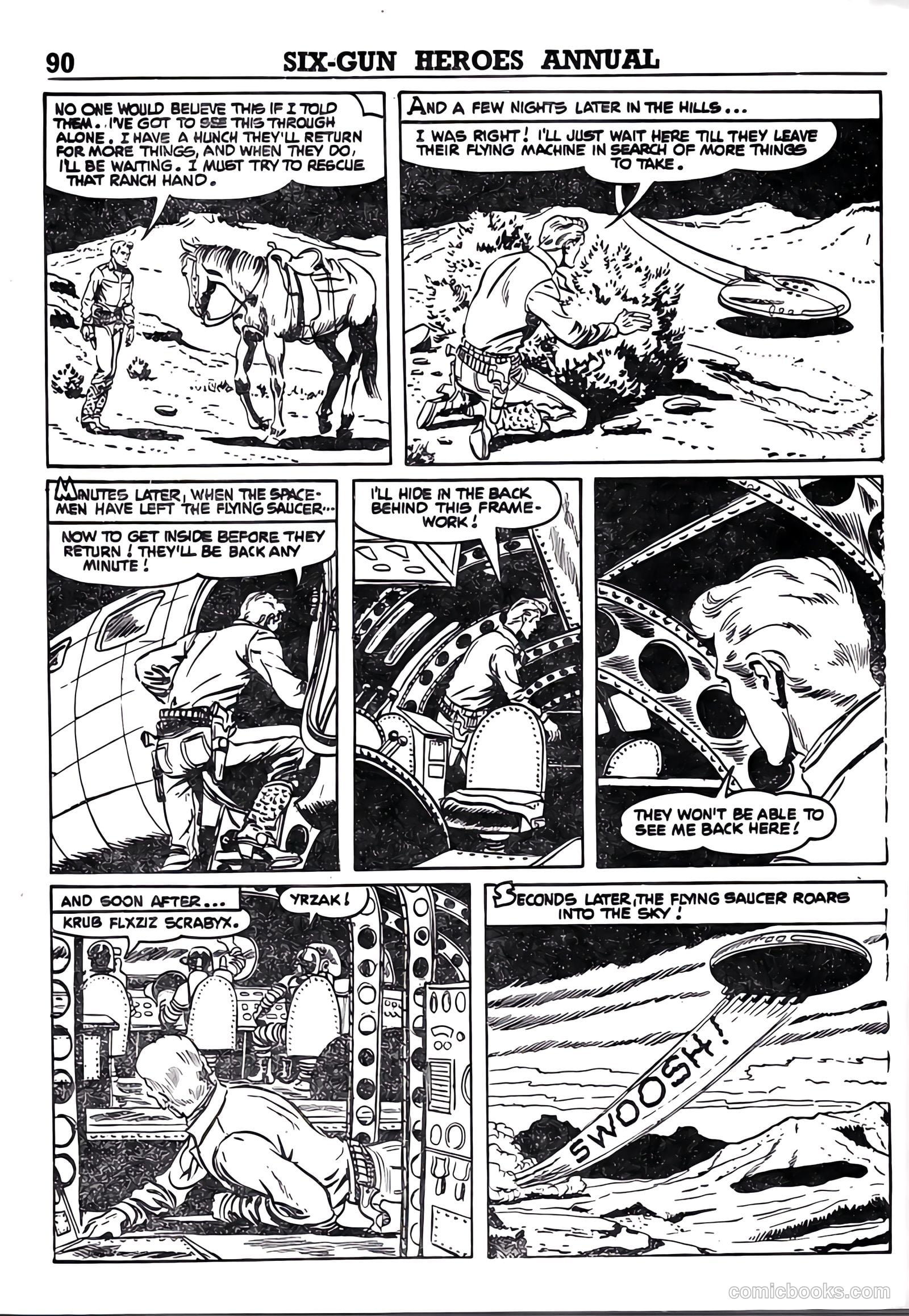 Six-Gun Heroes Western Comic Annual #4 — page 91 of 97