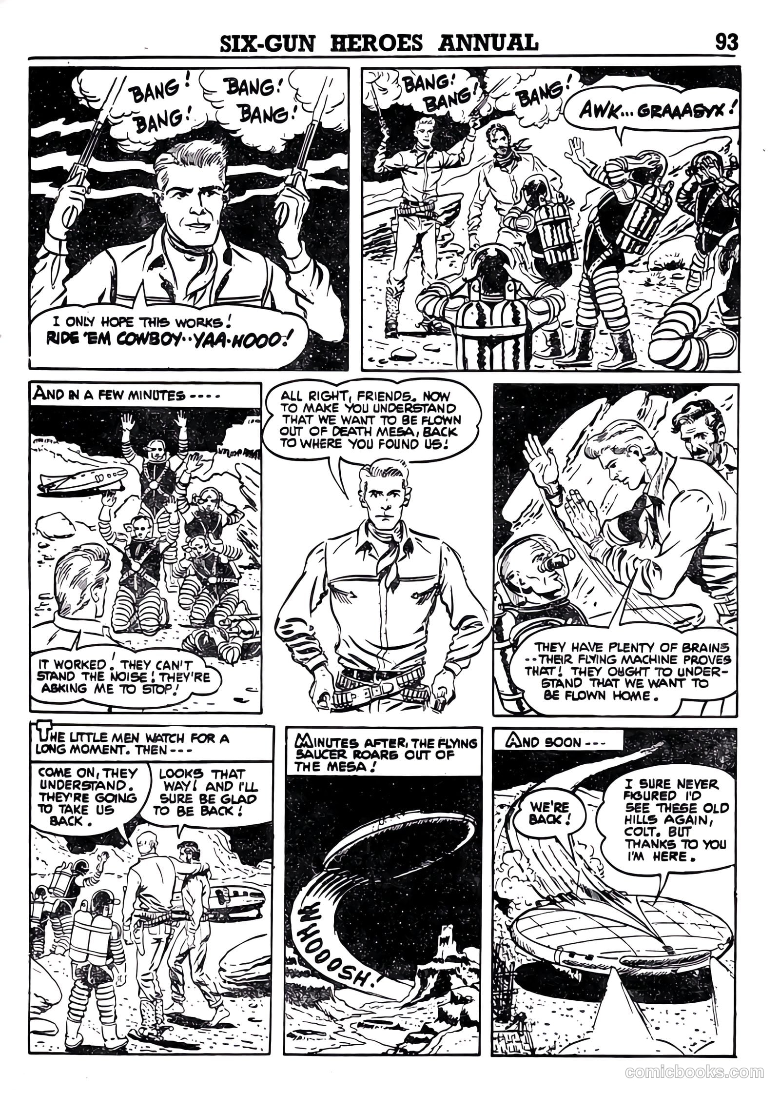 Six-Gun Heroes Western Comic Annual #4 — page 94 of 97