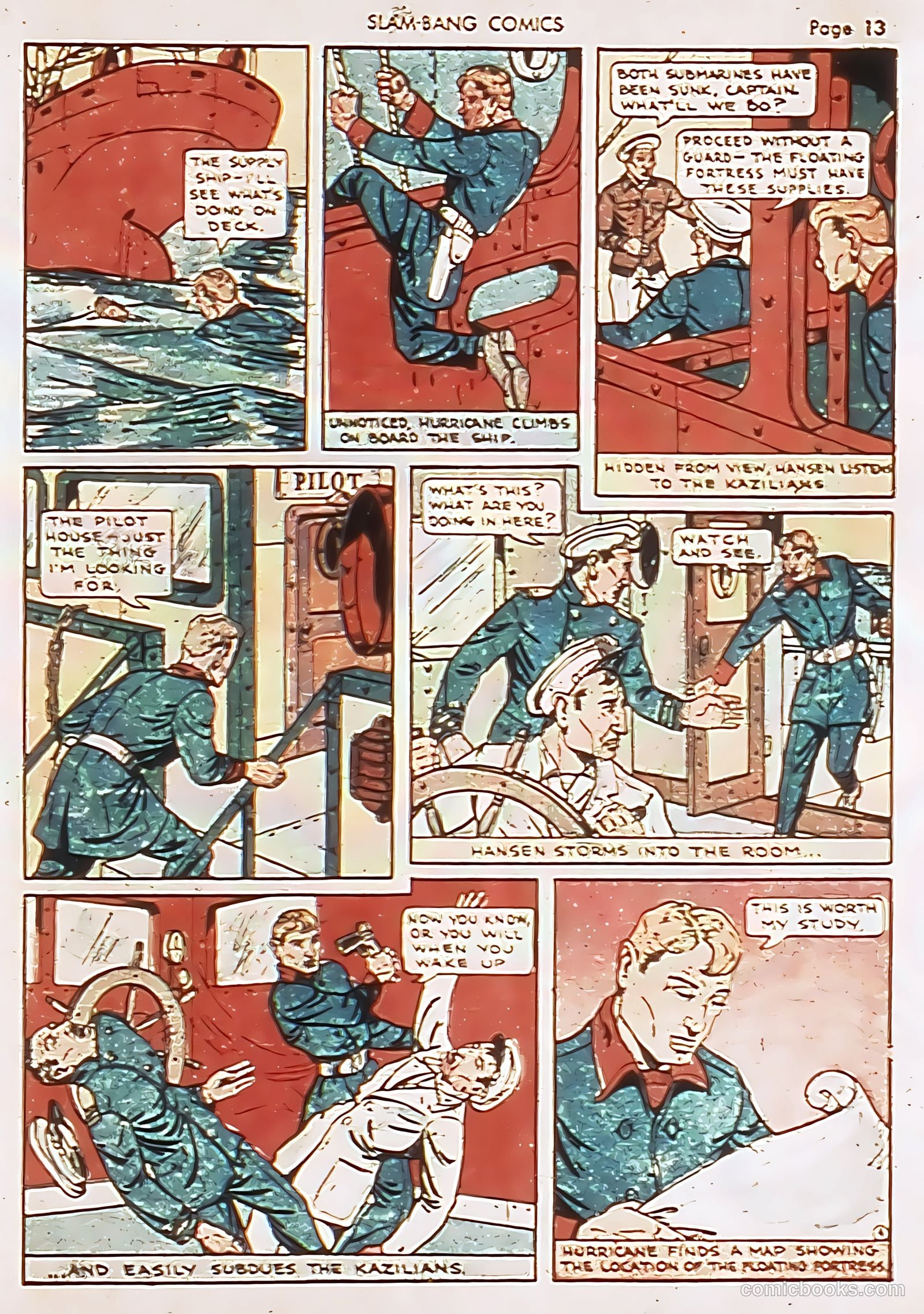 Slam-Bang Comics #6 — page 16 of 69