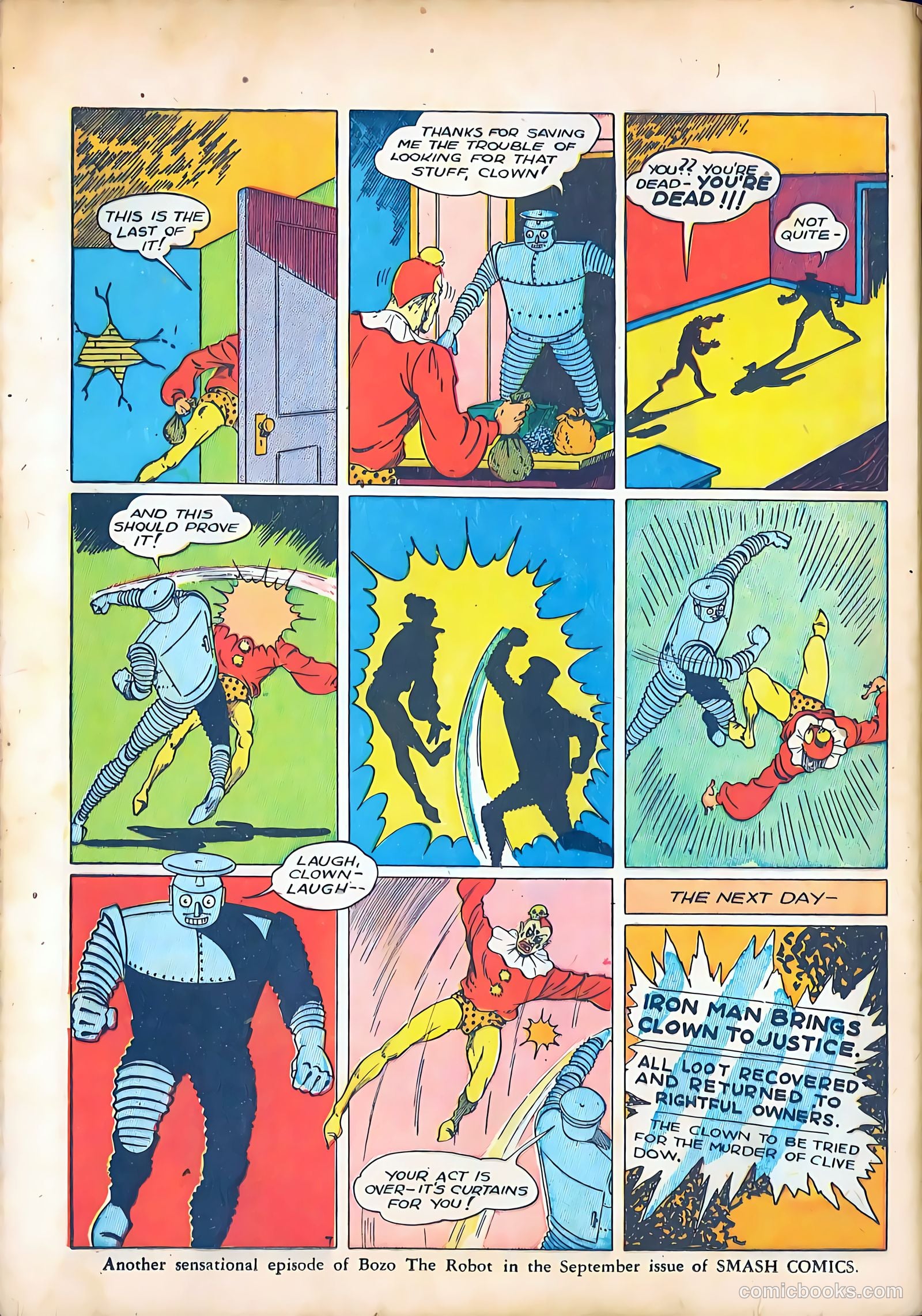 Smash Comics #25 — page 67 of 69