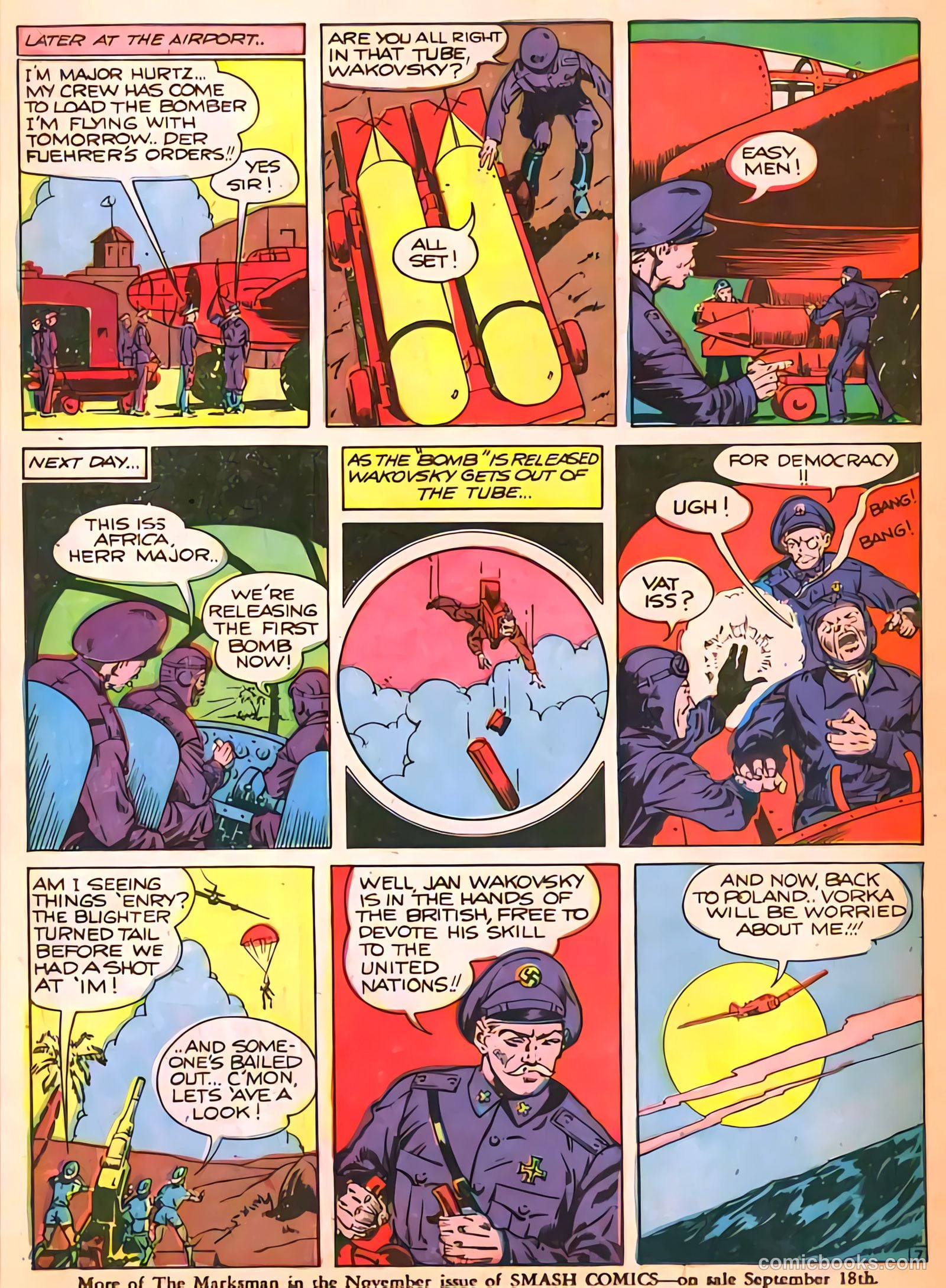 Smash Comics #36 — page 68 of 68