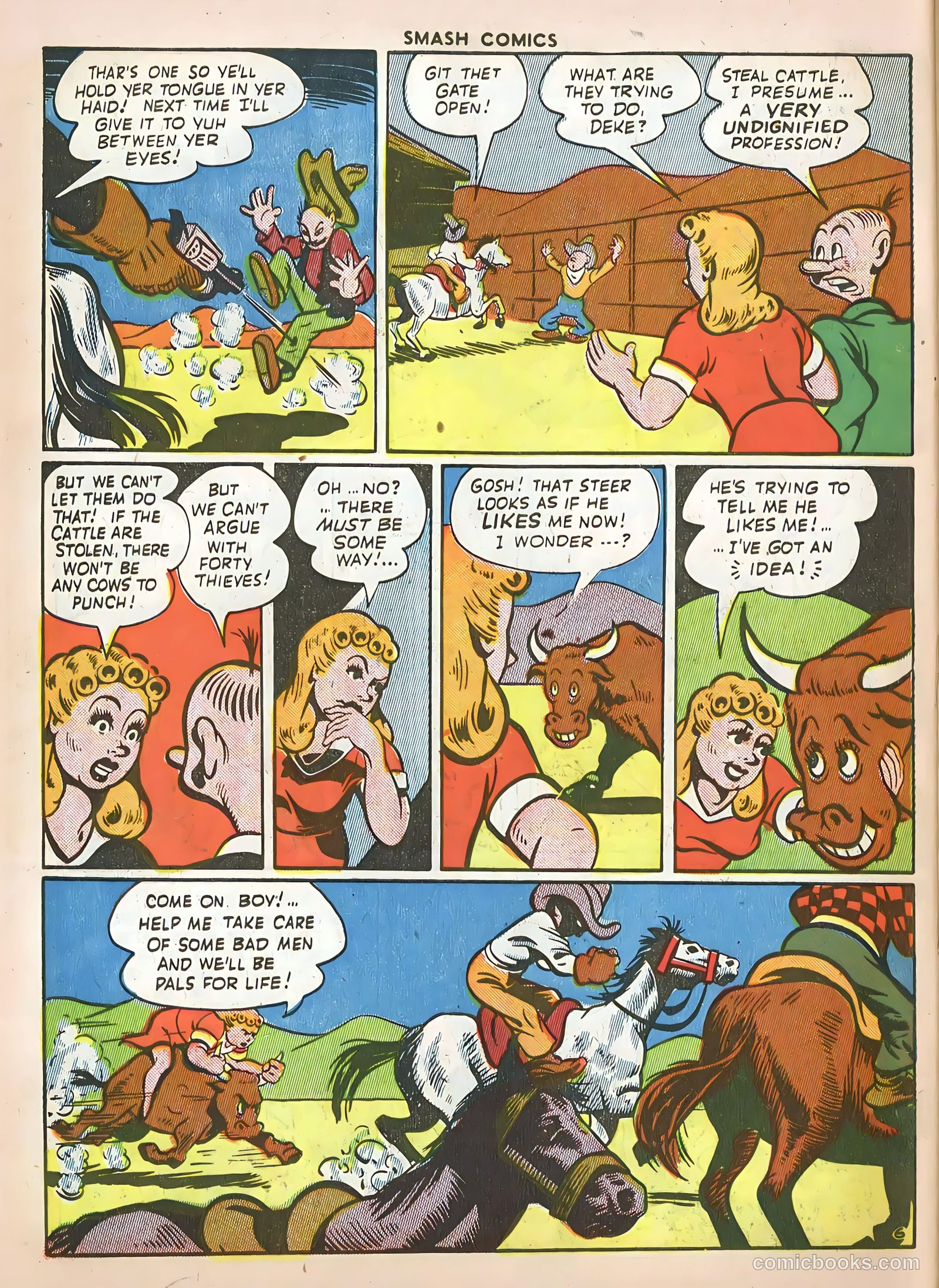 Smash Comics #51 — page 50 of 60