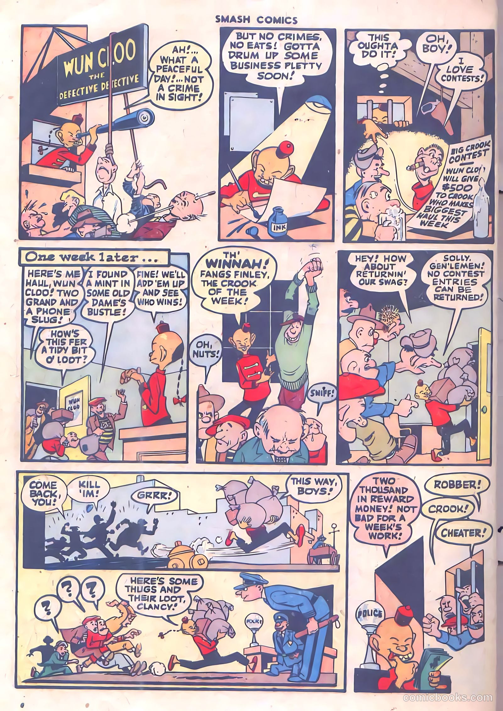 Smash Comics #70 — page 58 of 60
