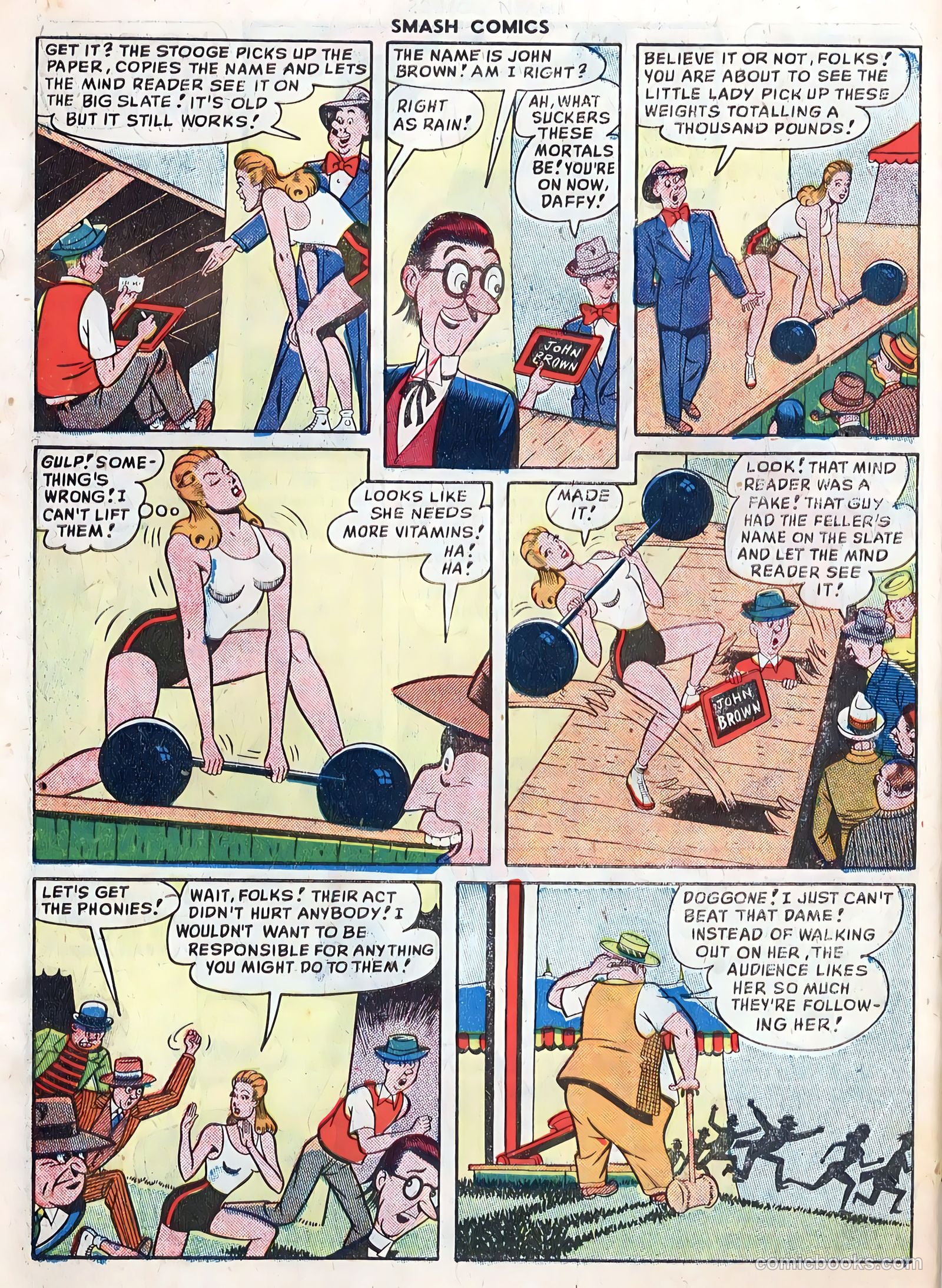 Smash Comics #84 — page 34 of 36