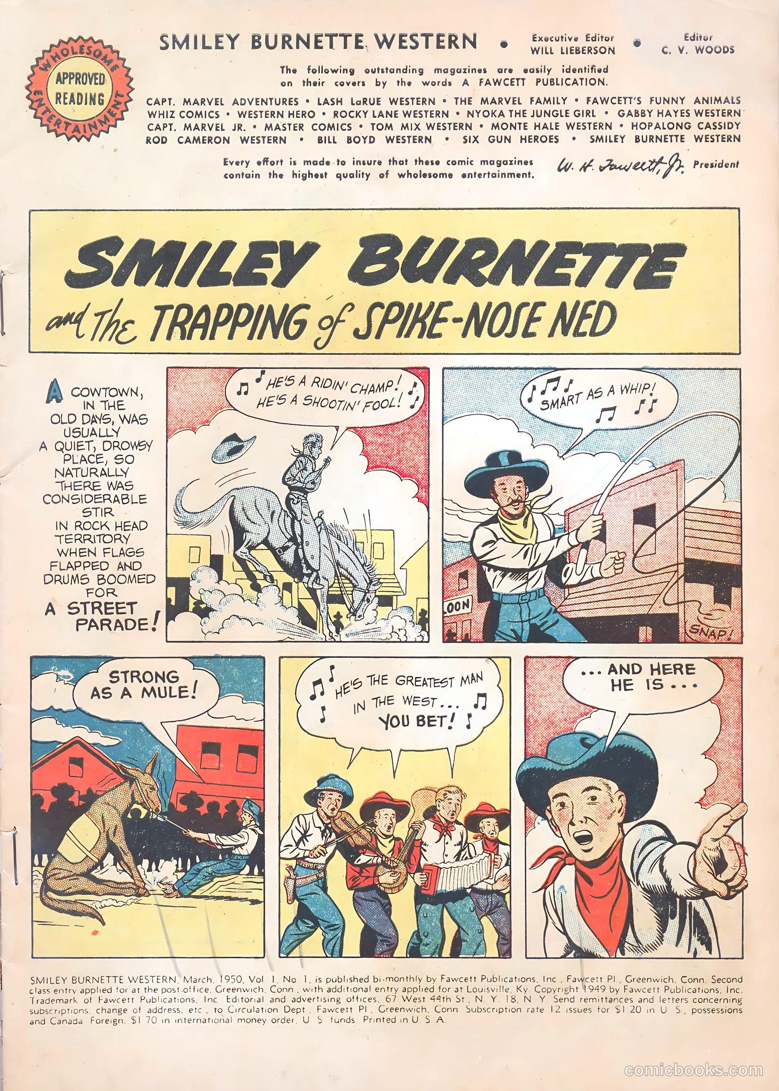 Smiley Burnette Western #1 — page 3 of 36