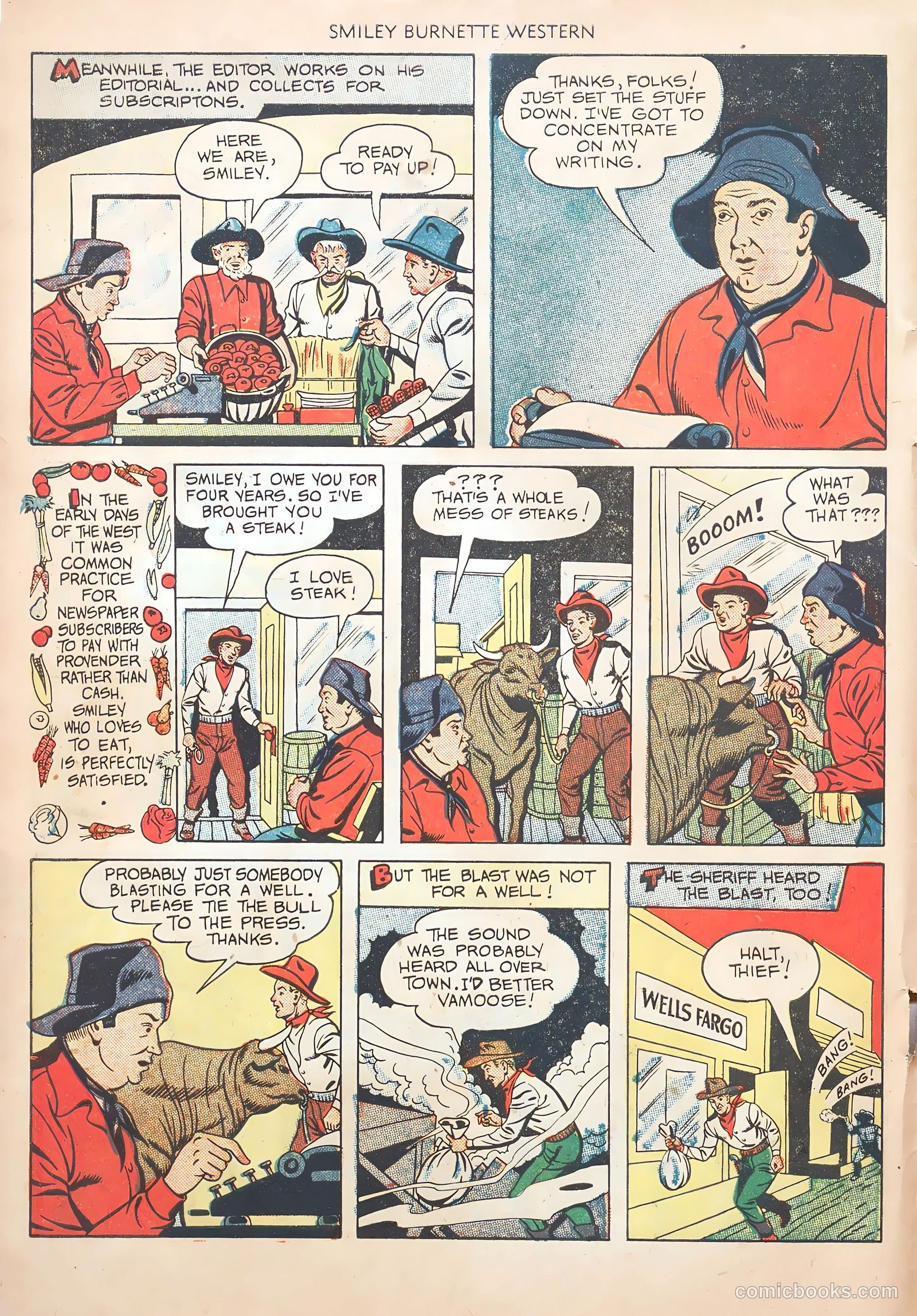 Smiley Burnette Western #1 — page 6 of 36