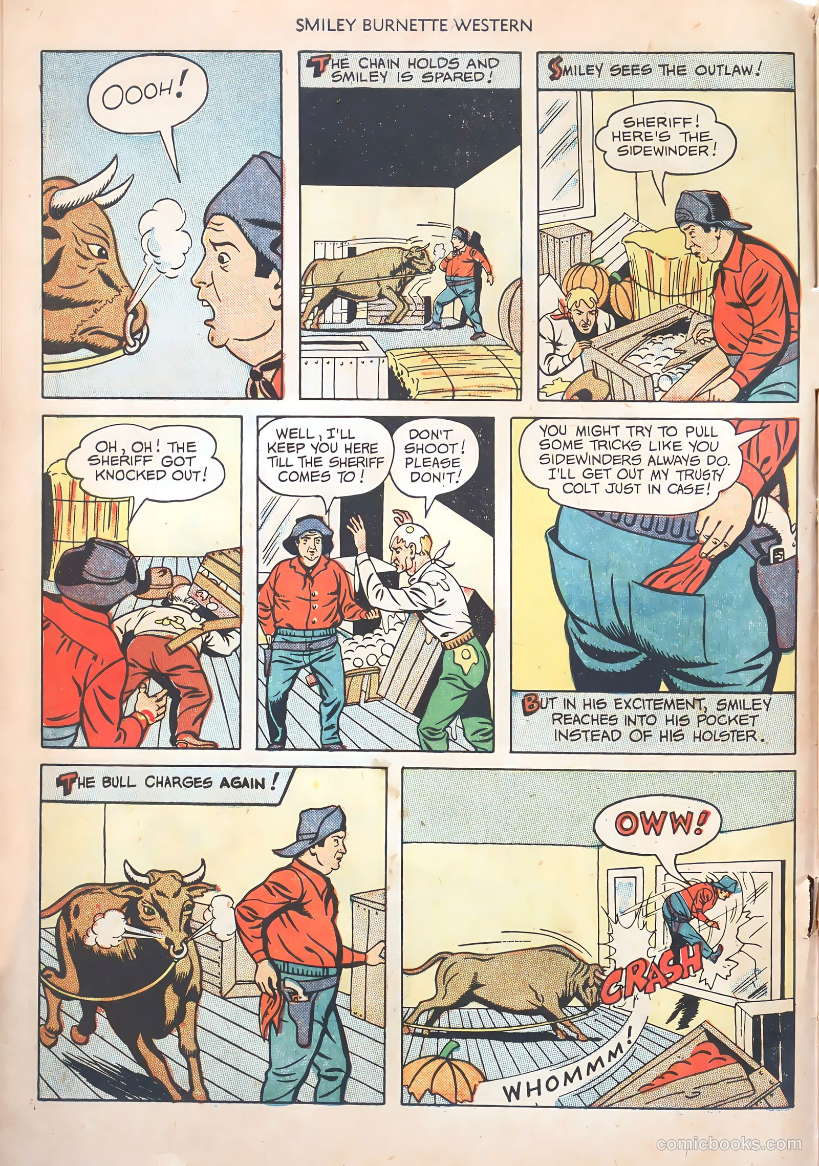 Smiley Burnette Western #1 — page 8 of 36