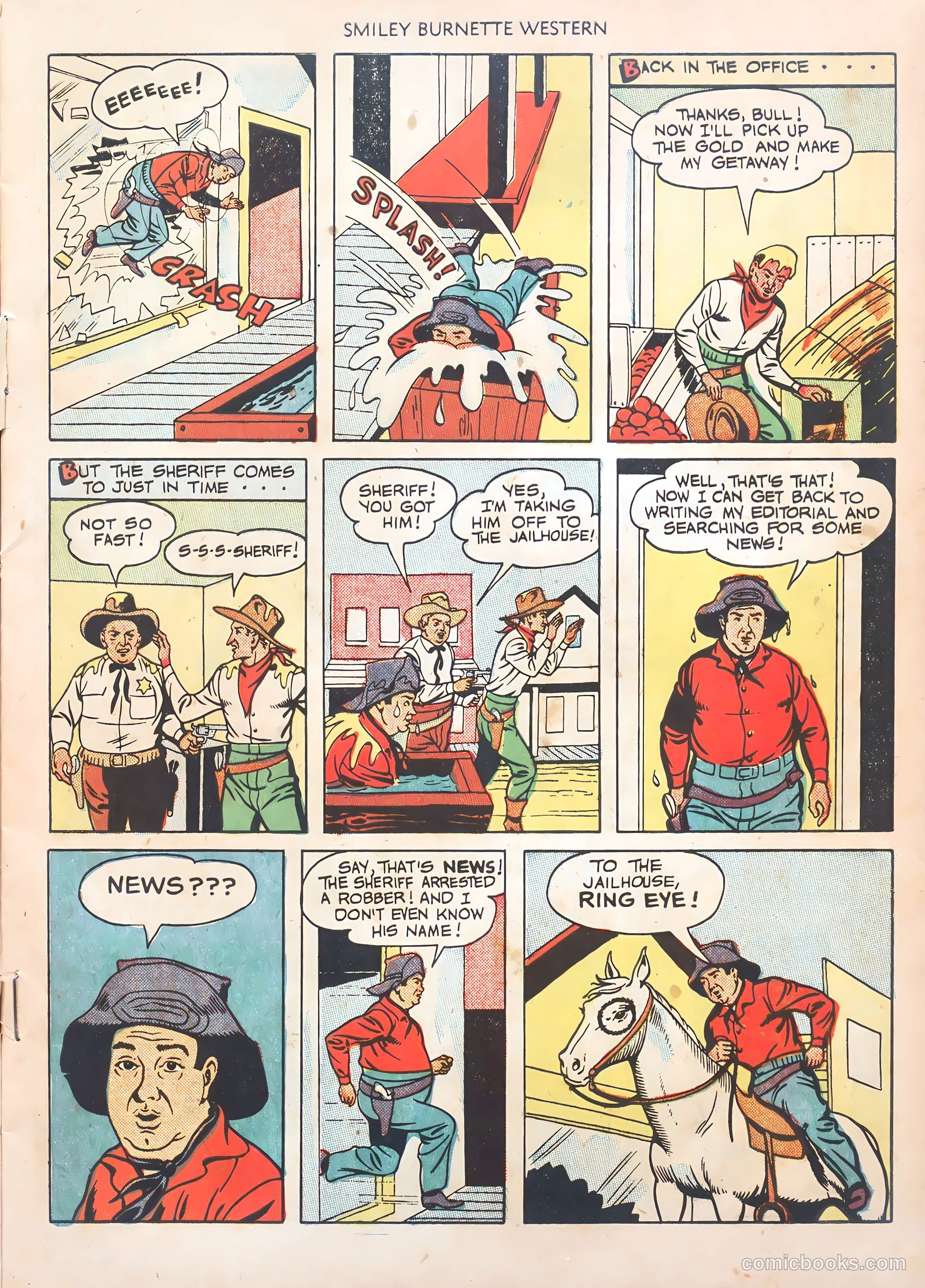Smiley Burnette Western #1 — page 9 of 36