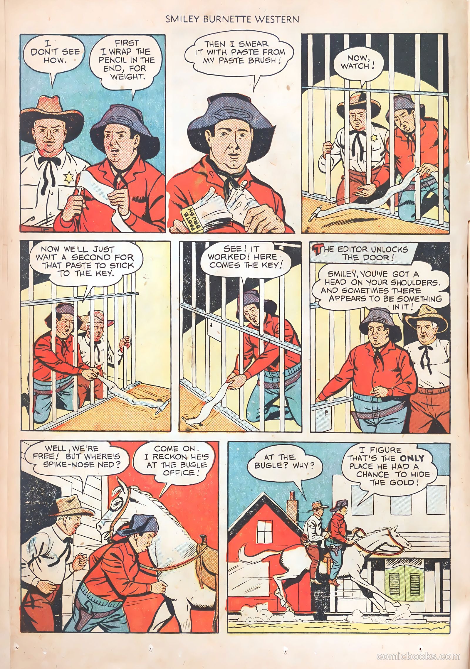 Smiley Burnette Western #1 — page 12 of 36