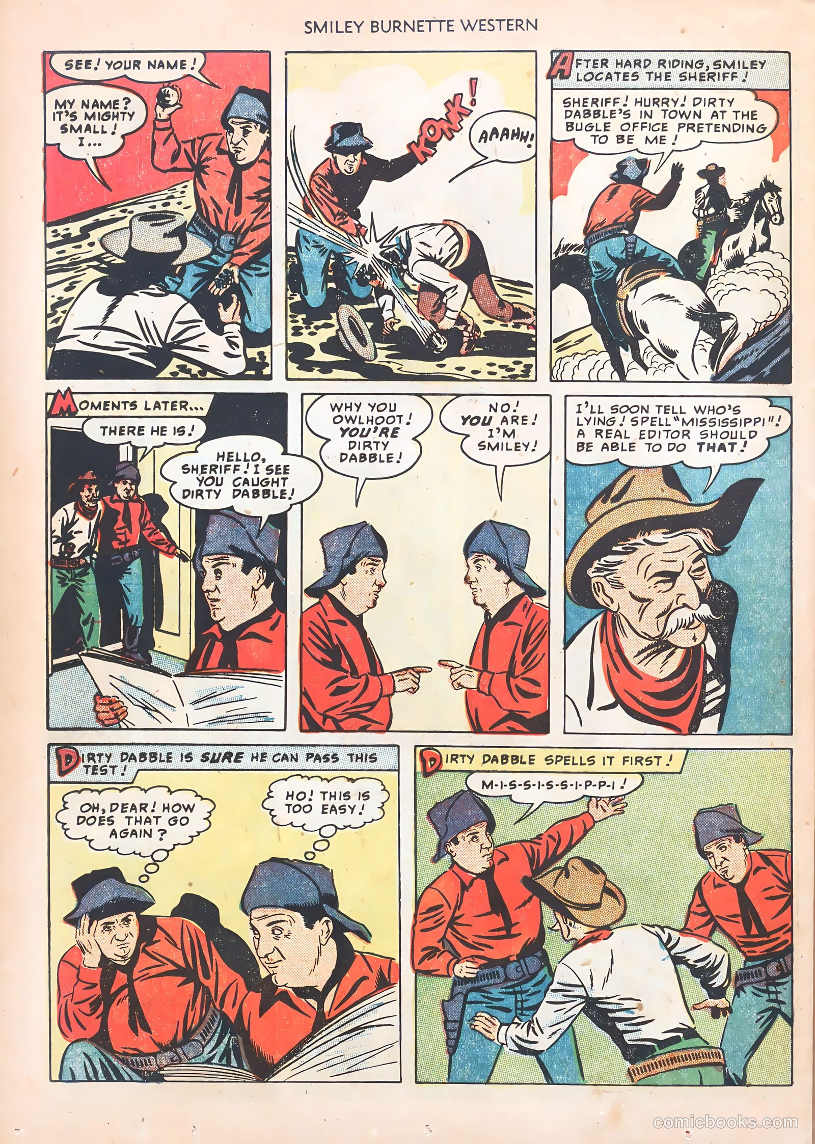 Smiley Burnette Western #1 — page 24 of 36