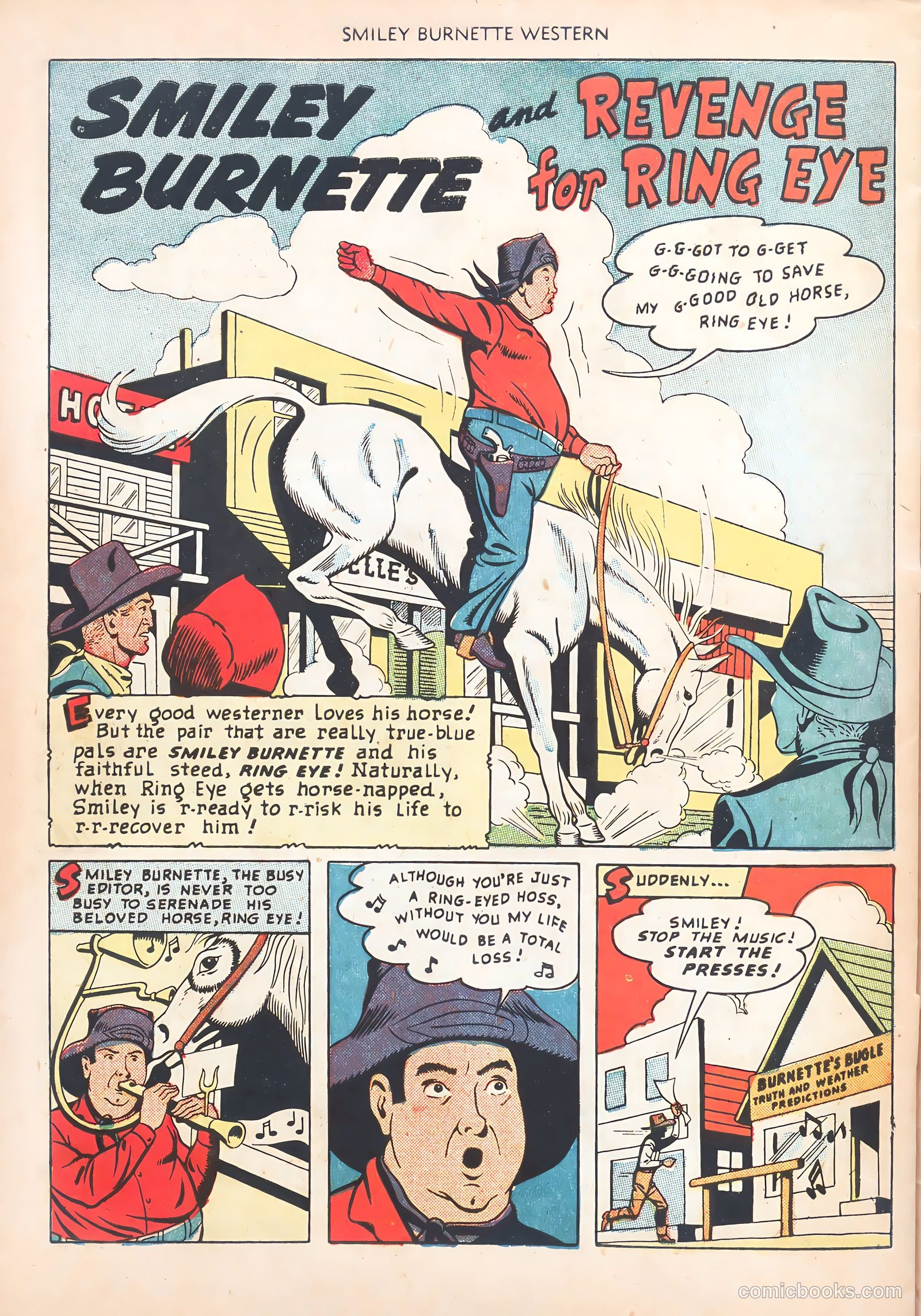 Smiley Burnette Western #1 — page 28 of 36