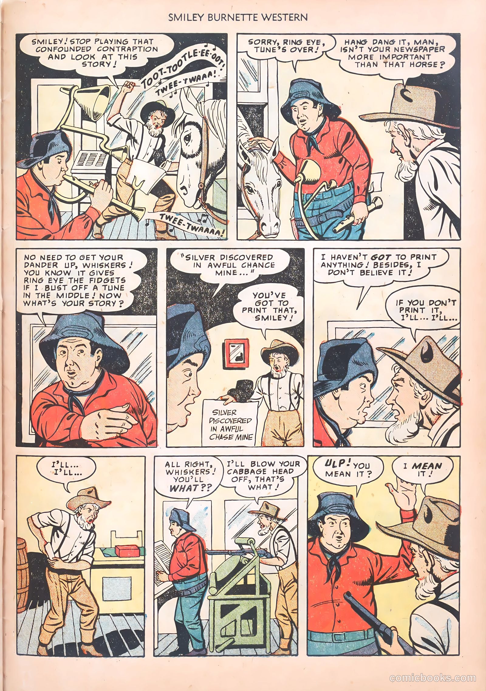 Smiley Burnette Western #1 — page 29 of 36