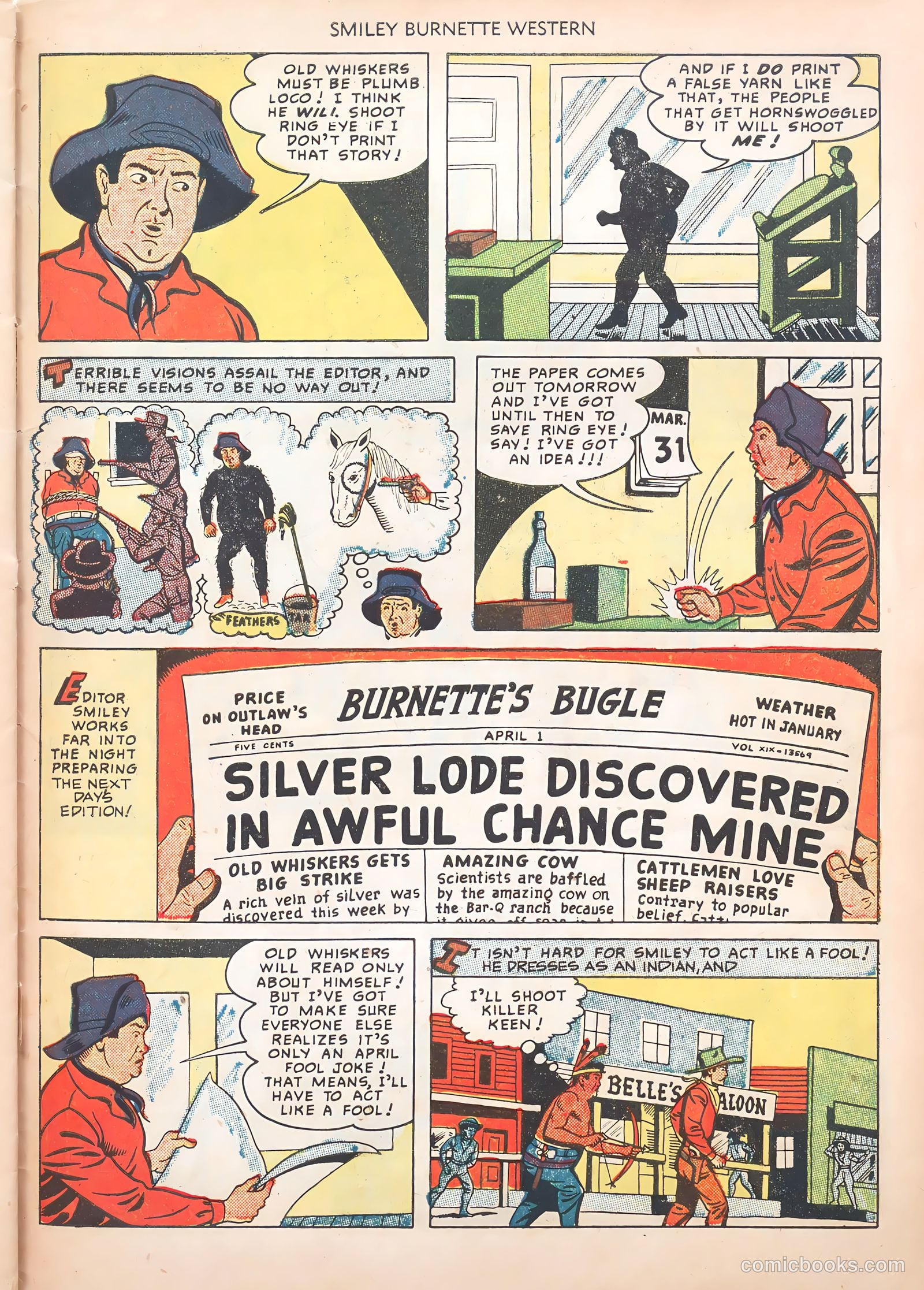 Smiley Burnette Western #1 — page 31 of 36