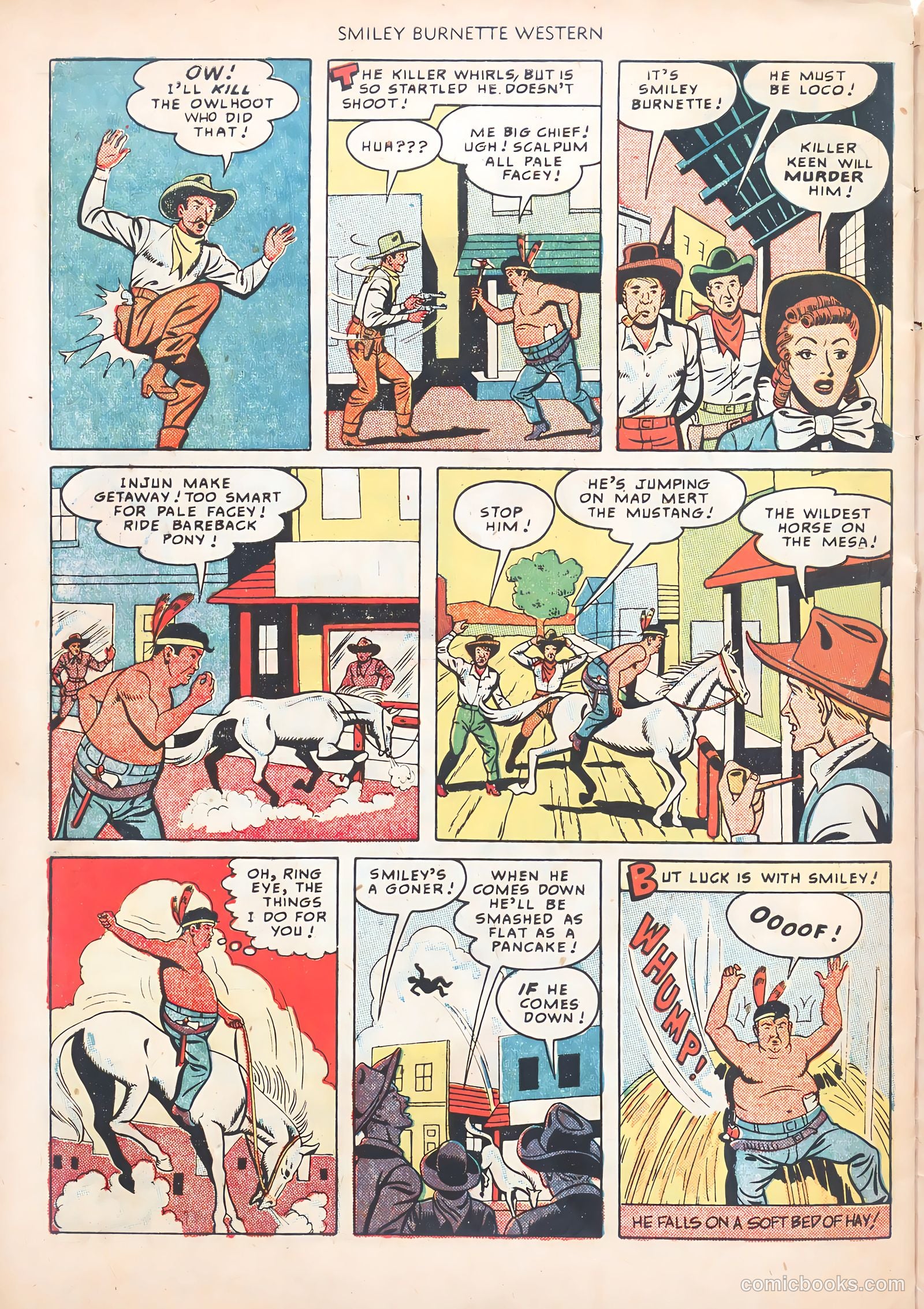 Smiley Burnette Western #1 — page 32 of 36